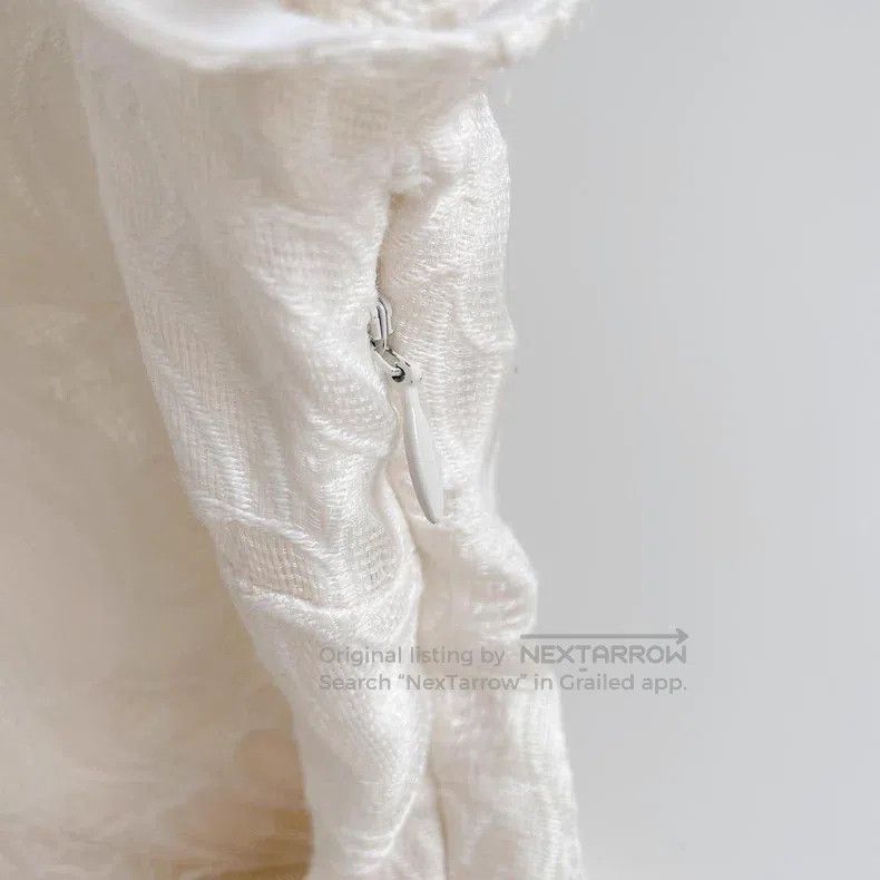 Valentino Valentino White dark vein jacquard dress Size S / US 4 / IT 40 - 5 Thumbnail