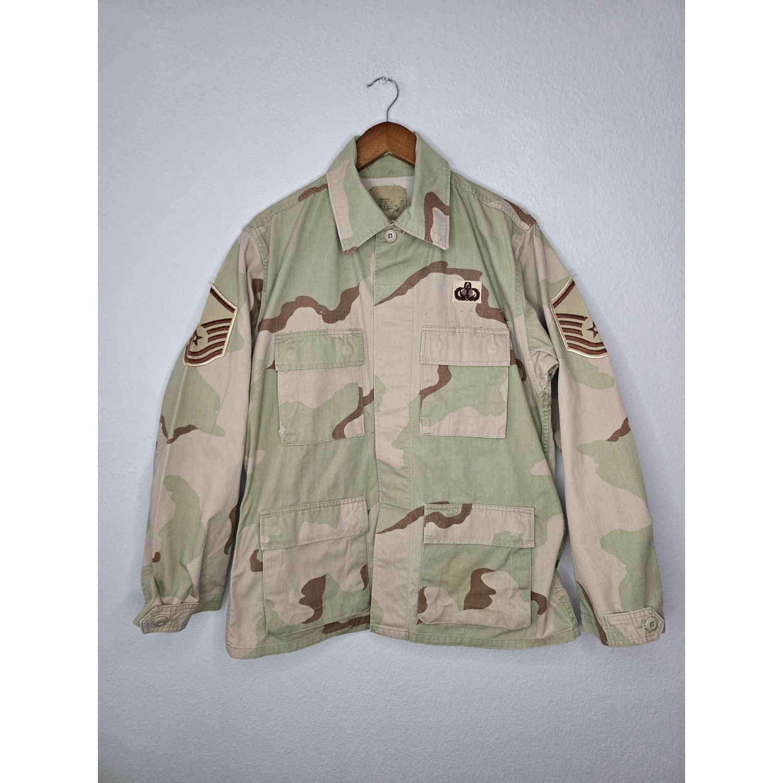 Vintage Vintage Military Desert Camo Jacket M Airforce Field Coat Size US M / EU 48-50 / 2 - 1 Thumbnail