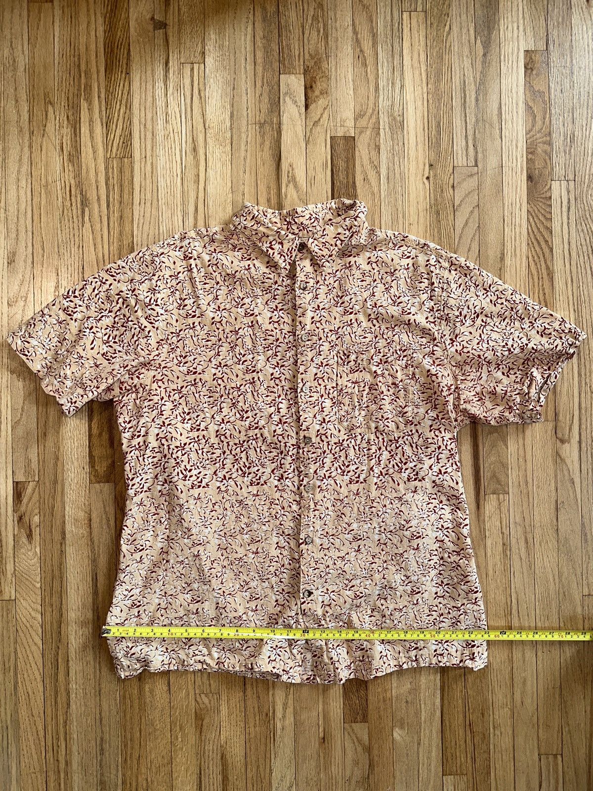 Other Floral Orange Red Button Down Size Large Size US L / EU 52-54 / 3 - 5 Thumbnail