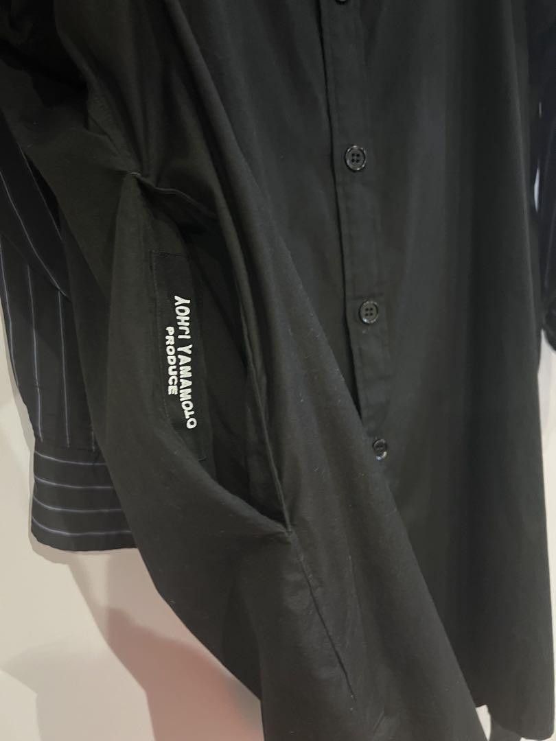 Yohji Yamamoto Yohji Yamamoto Pour Homme Striped Sleeve Shirt Size US S / EU 44-46 / 1 - 3 Thumbnail