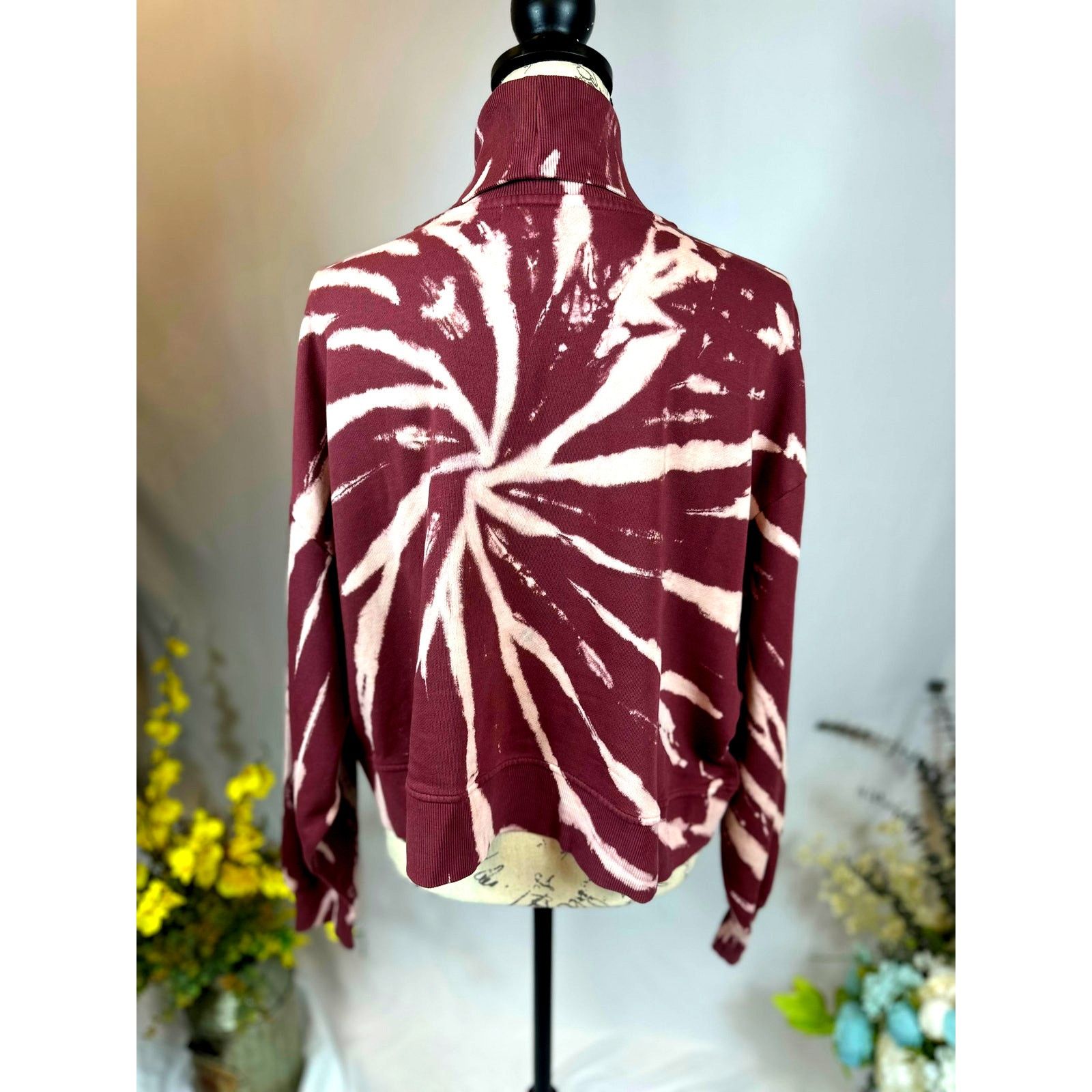 Other 525 America Turtleneck Sweater Dropped Shoulder Maroon L Size L / US 10 / IT 46 - 8 Thumbnail