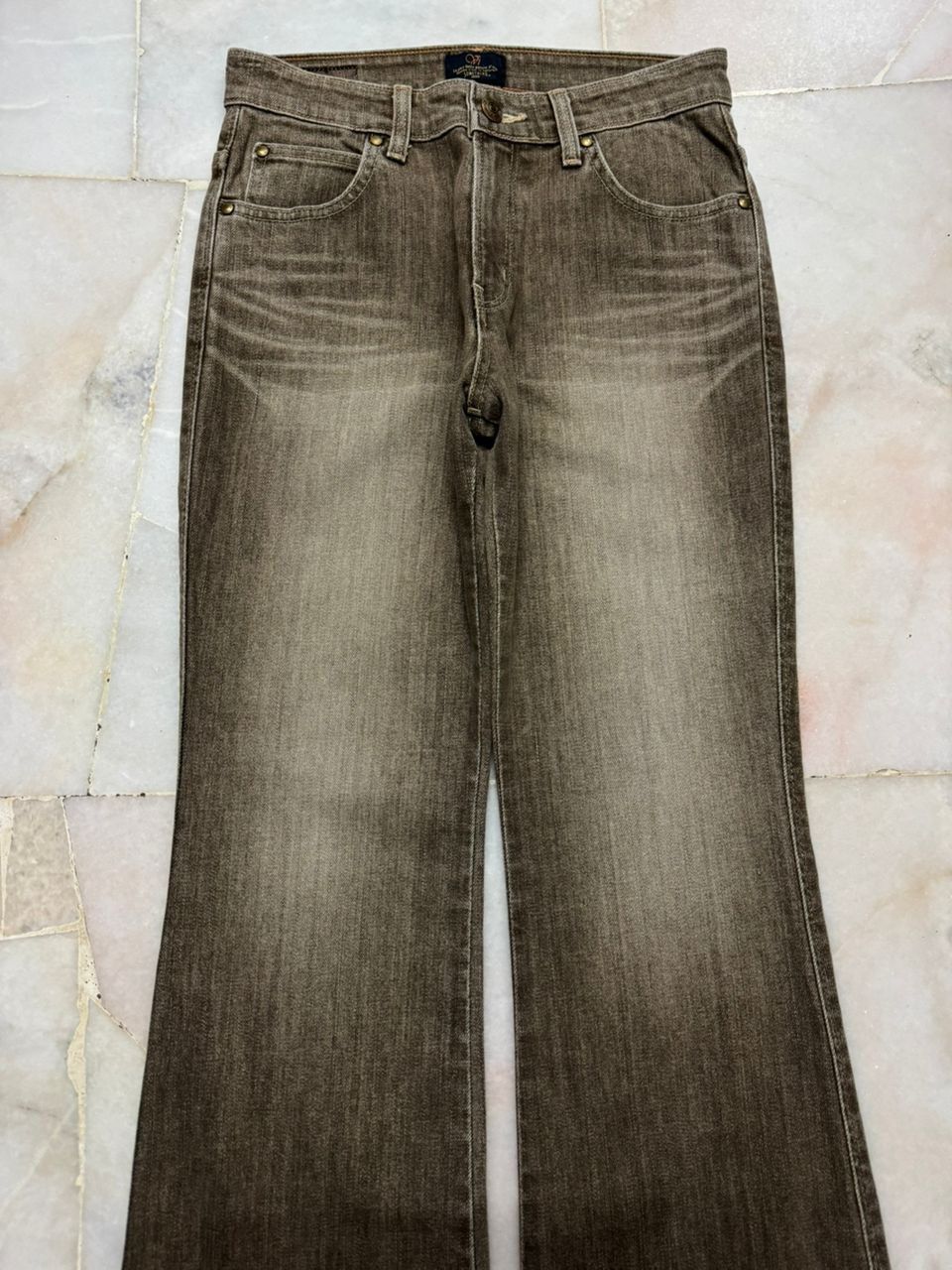 💥Insane Bell Bottom💥Something Edwin Flare Mudwash Whisker