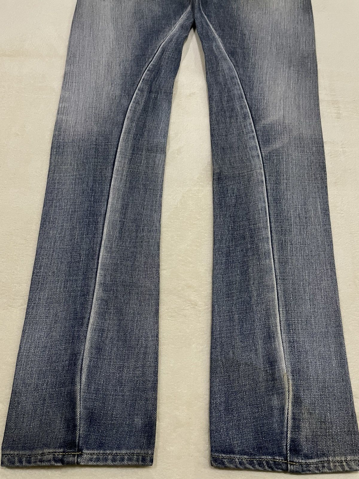 Japanese Brand Vintage Rna Inc. Skinny Madwush Faded Denim Jeans Size US 32 / EU 48 - 3 Thumbnail