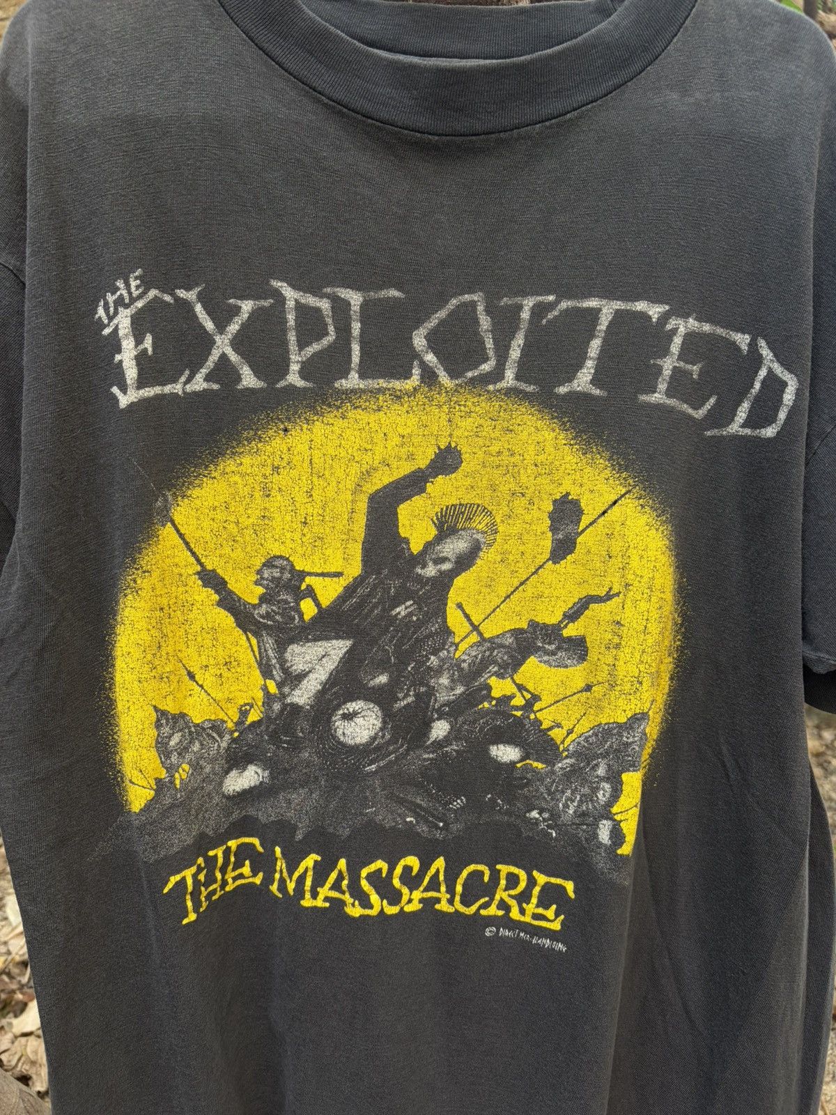 Vintage Vintage The Exploited Tour U.S.A. ‘91-‘92 Massacre T-shirt Size US L / EU 52-54 / 3 - 2 Thumbnail