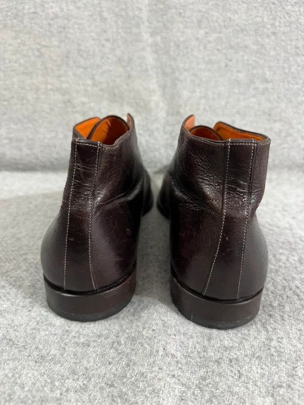 Santoni Santoni Double Monk Strap Boots Leather 9 43 Brown Size US 10 / EU 43 - 8 Thumbnail
