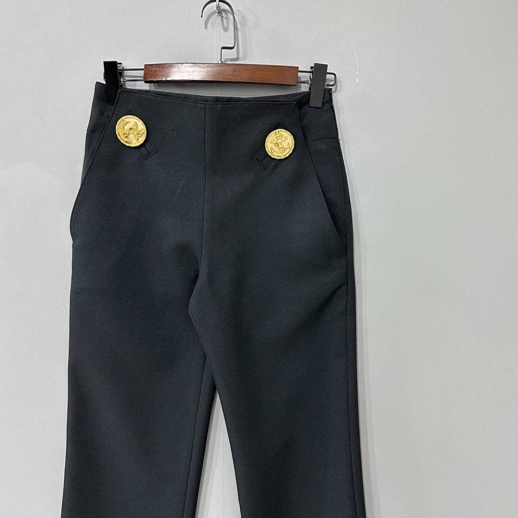 Louis Vuitton LV SS23 Metal Buckle Anchor Casual Pants 34 Size 25" / US 0 / IT 36 - 2 Thumbnail