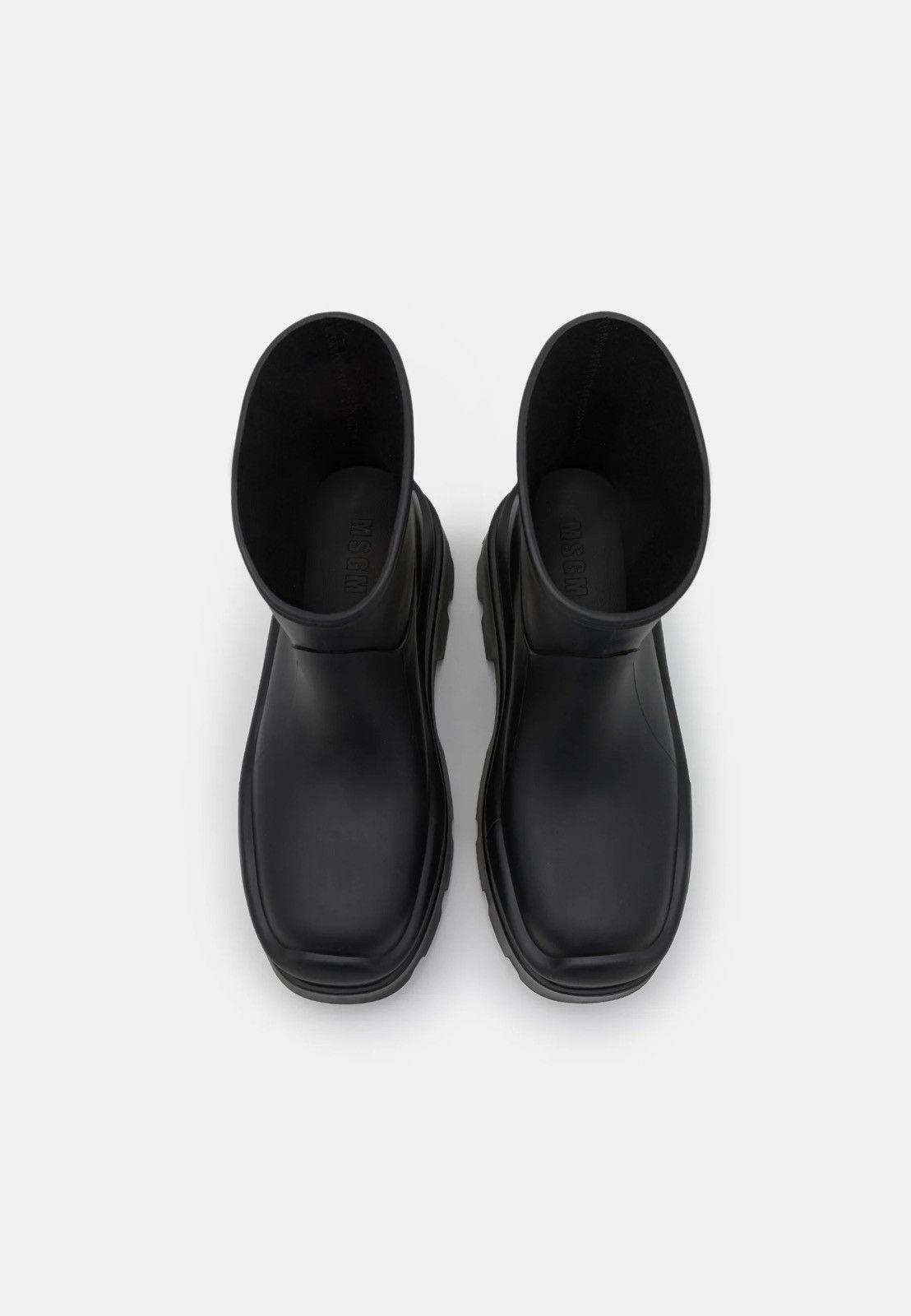 MSGM !DS! SS23 MSGM Scarpa Black Rubber Boots Size US 11 / EU 44 - 4 Thumbnail