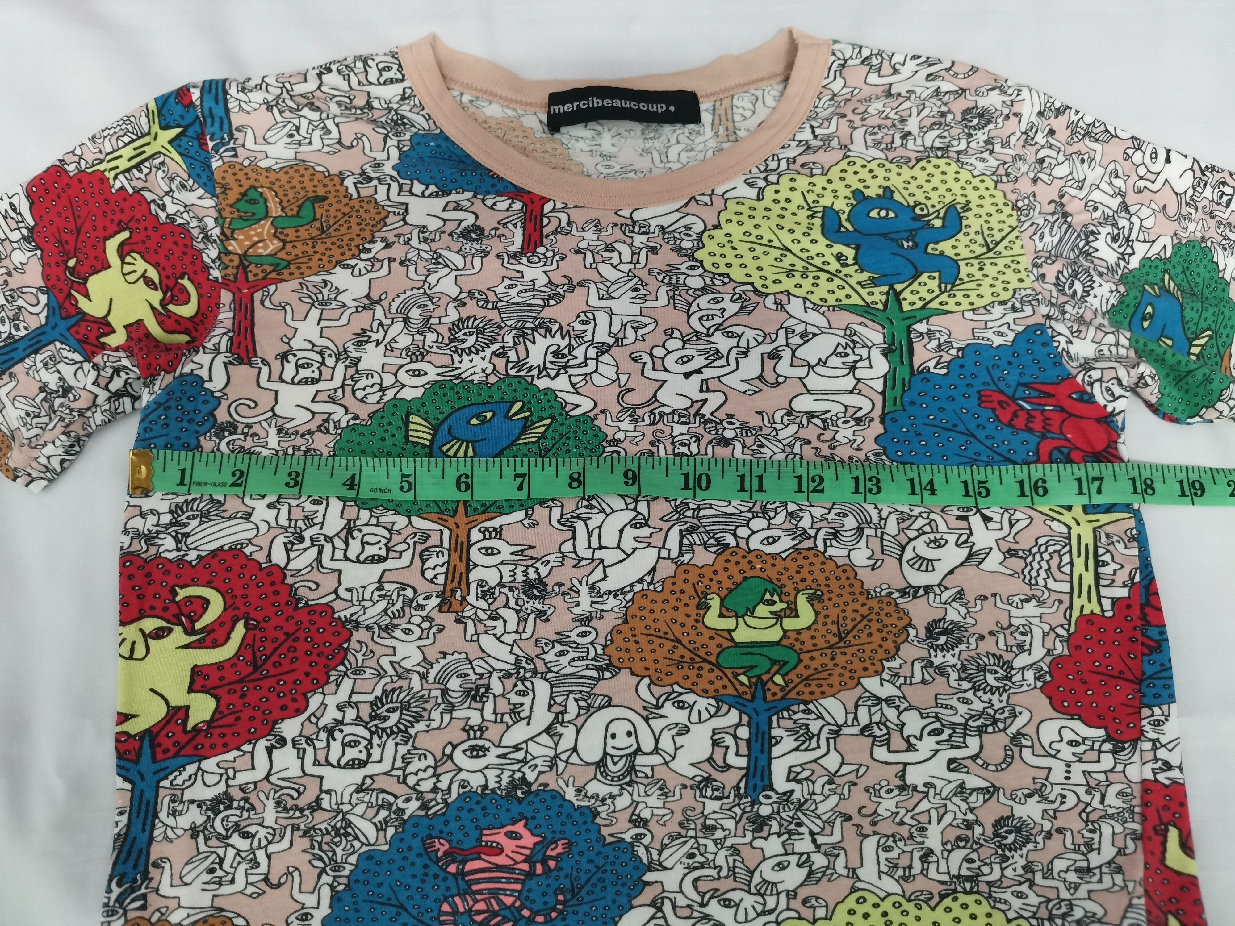 Issey Miyake Mercibeaucoup Issey Miyake Japan Designer Tee All Over Print Size US S / EU 44-46 / 1 - 6 Thumbnail