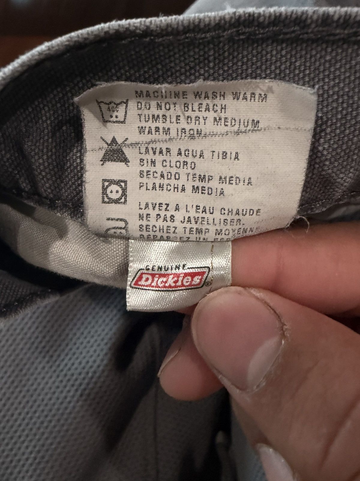 Dickies Distressed Dickies W328297 Men Gray Construction Work Pant Size US 32 / EU 48 - 8 Thumbnail