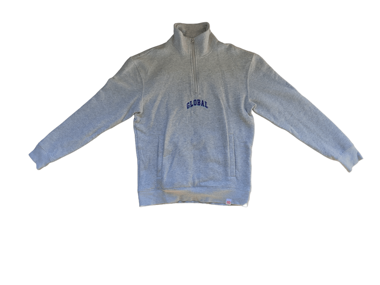 H&M H&M Logg Half Zip Hoodie - Gray Size US M / EU 48-50 / 2 - 1 Thumbnail