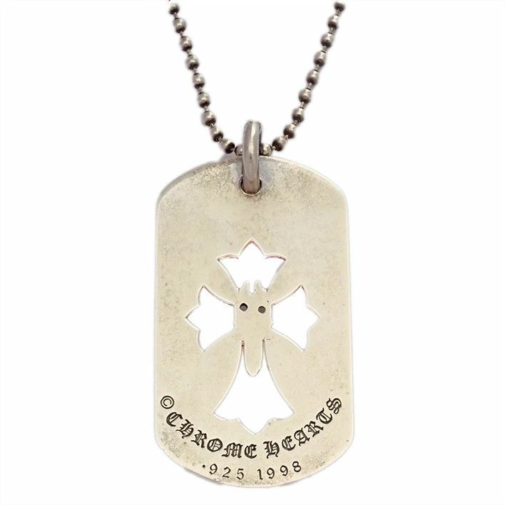 Chrome Hearts CHROME HEARTS CUT OUT CROSS DAGGER DOG TAG CHAIN NECKLACE Size ONE SIZE - 2 Thumbnail
