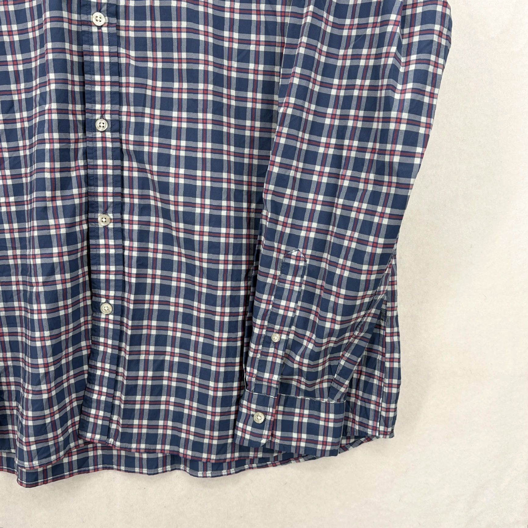 Vineyard Vines Vineyard Vines Shirt Mens XL Blue Plaid Performance Classic Stretch Button Down Shirt Size US XL / EU 56 / 4 - 3 Thumbnail