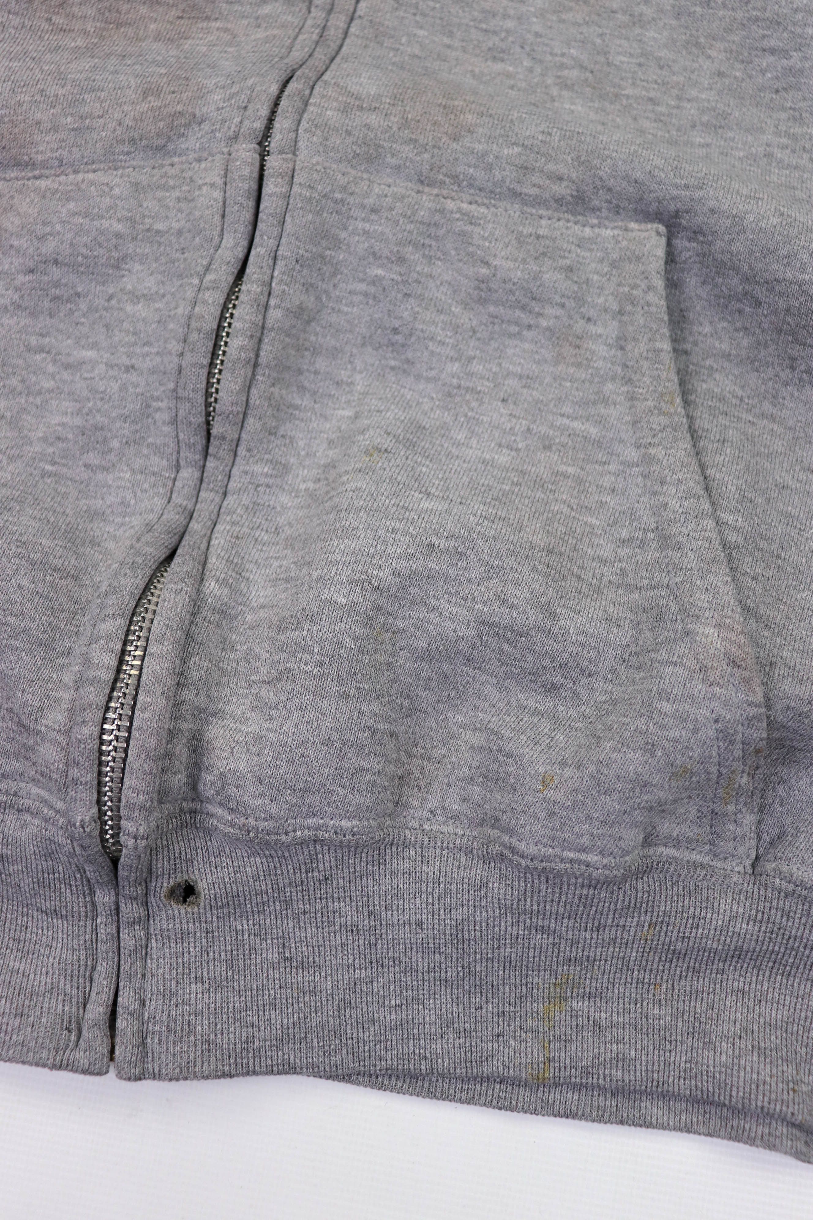 Disney 80-90s Vintage Disney Mickey Mouse Heather Gray Zip Hoodie Size US XL / EU 56 / 4 - 11 Thumbnail