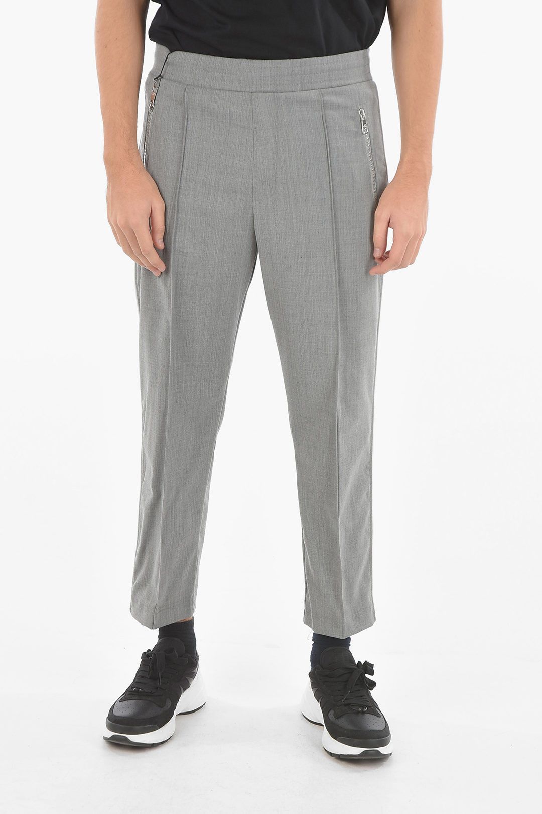 image of Neil Barrett Og1Mm1223 Pant In Gray in Grey, Men's (Size 28)