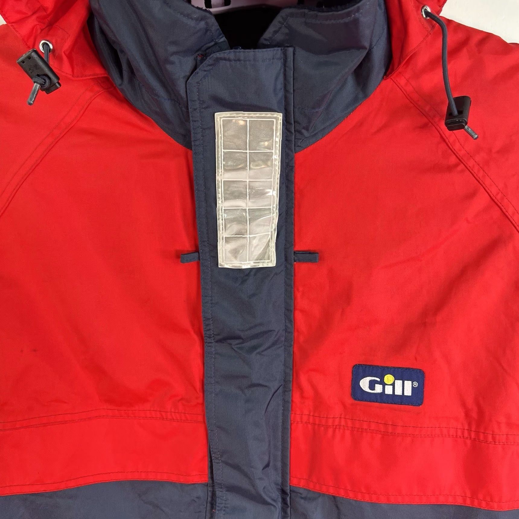 Vintage GILL Sailing Jacket XL Yacht Racing Jacket Latitude 42 Southern Cross Red Blue Size US XL / EU 56 / 4 - 4 Thumbnail