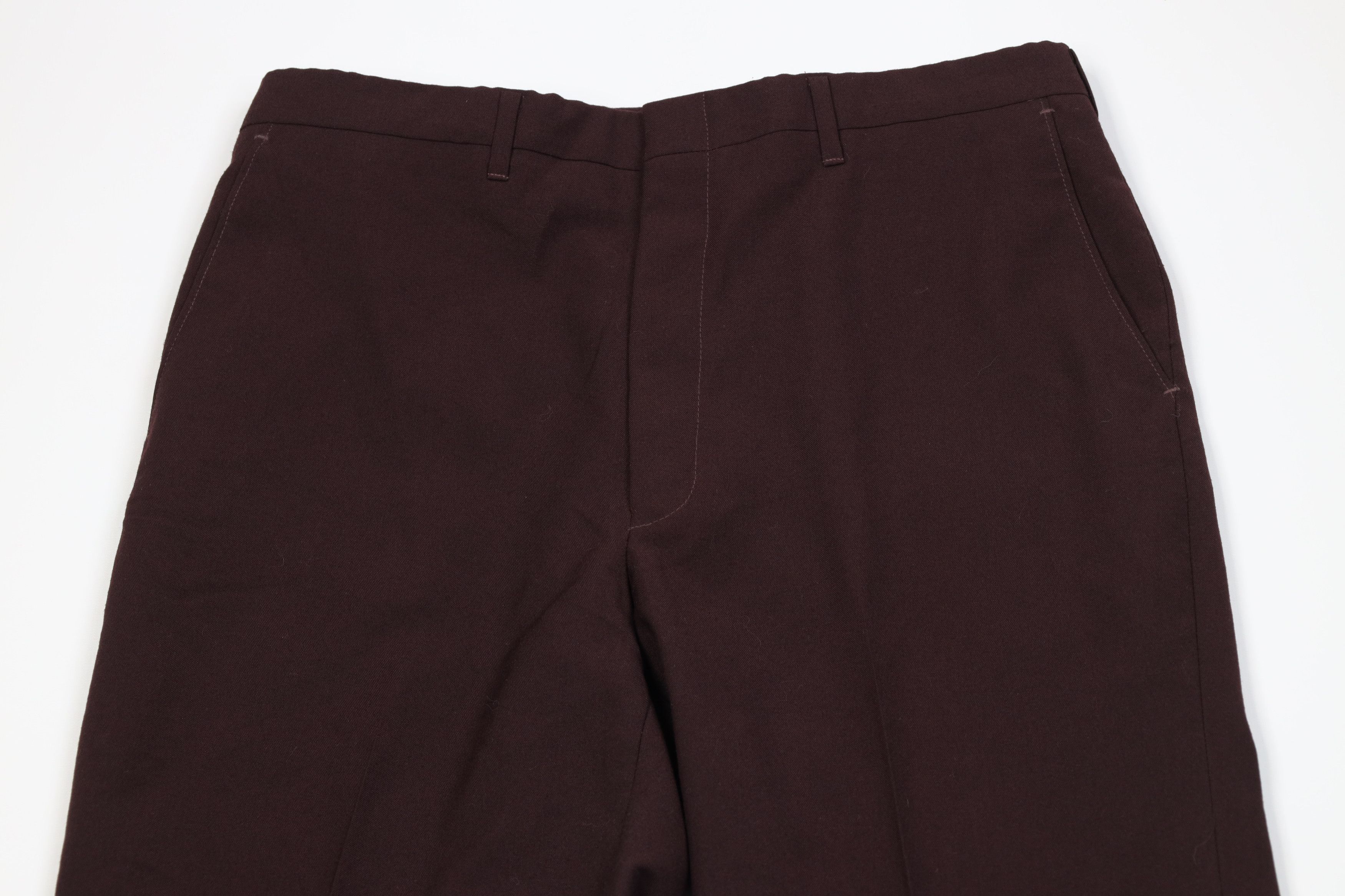 Vintage Vintage 70s Streetwear Blend Knit Wide Leg Chino Pants USA Size US 34 / EU 50 - 2 Thumbnail