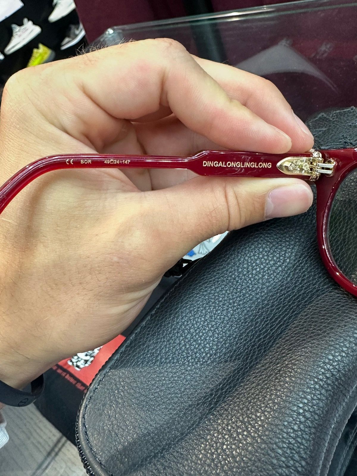 Chrome Hearts Chrome Hearts Glasses “Red Dingalinglong” Size ONE SIZE - 8 Thumbnail