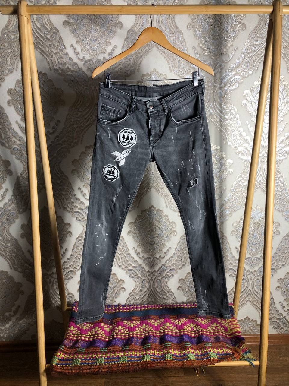 Dsquared2 × Vintage VERY RARE DSQUARED2 DENIM JEANS ITALIAN DESIGNER LUXURY Y2K Size US 31 - 1 Thumbnail