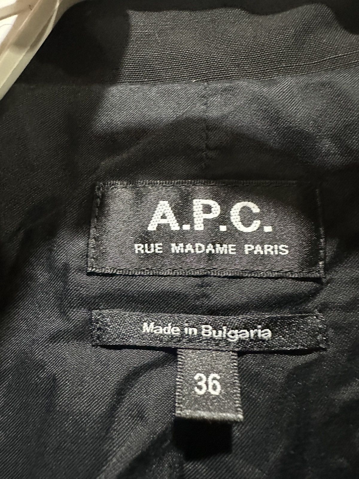 A.P.C. A.p.c black blazer Size S / US 4 / IT 40 - 7 Thumbnail