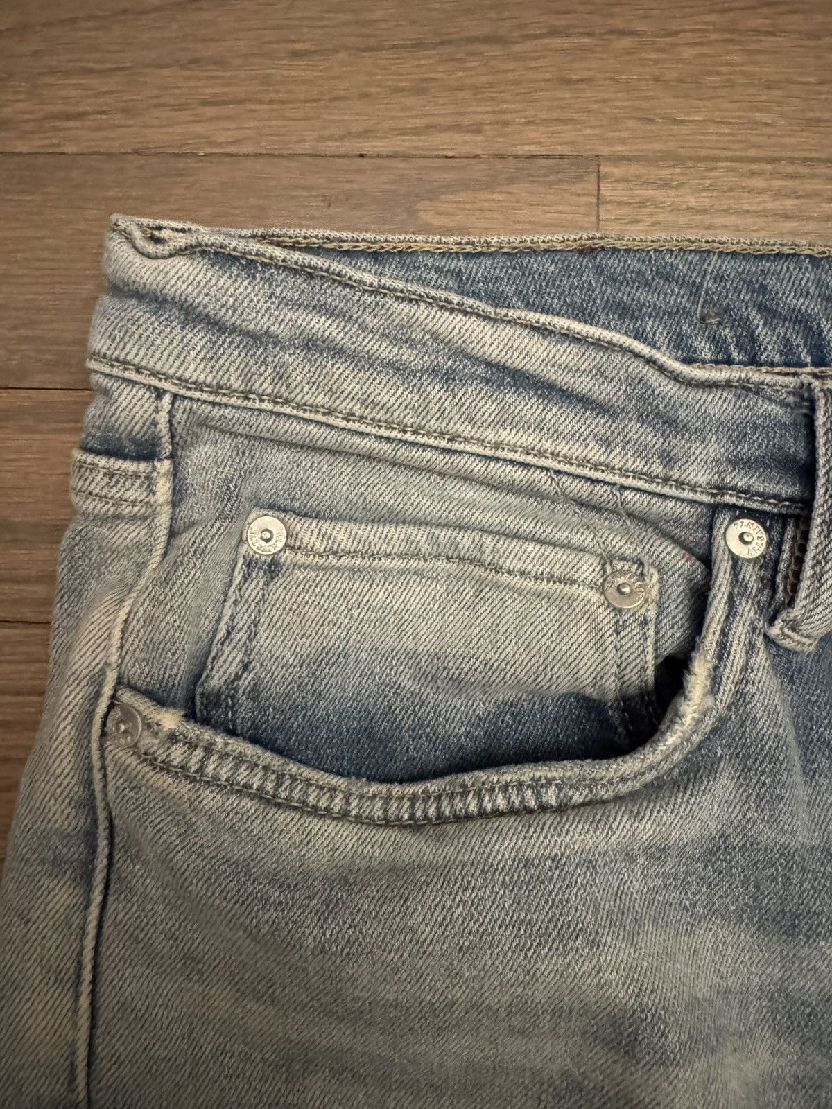 Allsaints Allsaints Light Wash Distressed Jack Jeans Size US 34 / EU 50 - 9 Thumbnail