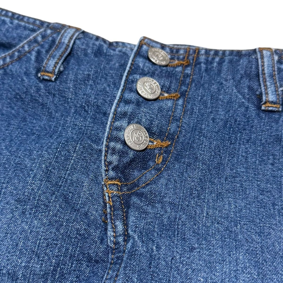Vintage Vintage Paris Blues Cotton Jean Pencil Skirt Women’s 5 Size 28" / US 6 / IT 42 - 2 Thumbnail