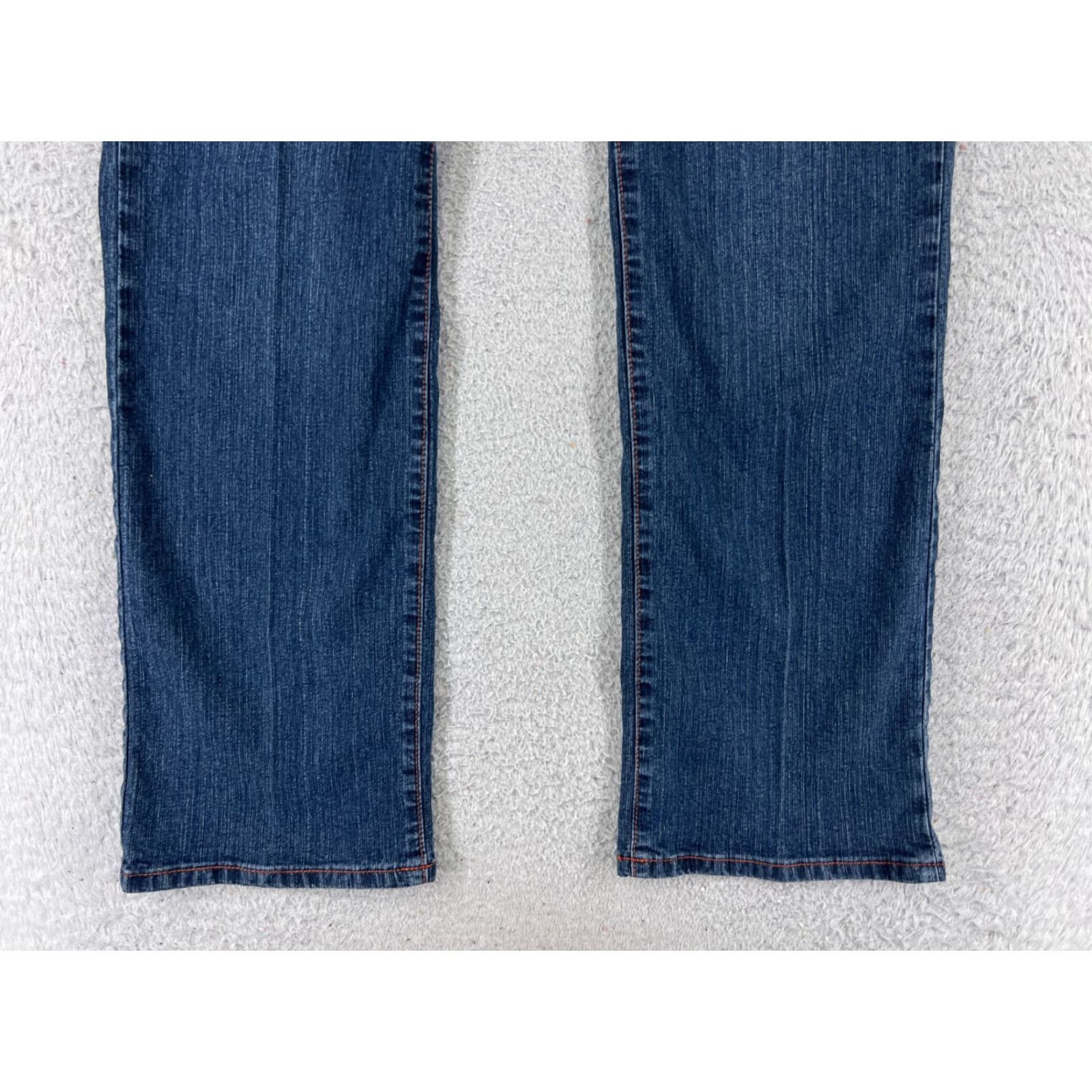 Denime VINTAGE PAZZO Jeans Women Bootscut Denim 31x31 Blue Floral Embellished Ramie Cotton Blend 15 Regular Size Size 36" / US 14 / IT 50 - 2 Thumbnail