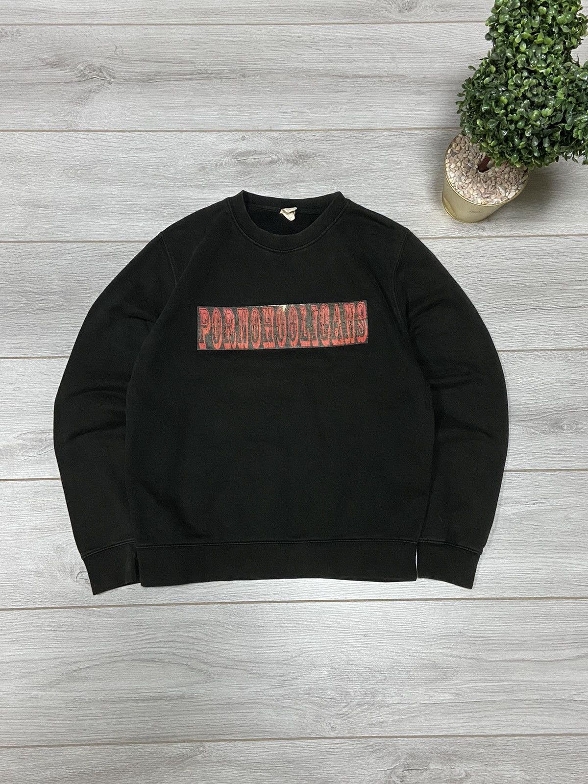 Vintage Porno hooligans pornstar xxx vintage sweatshirt big logo Size US S / EU 44-46 / 1 - 1 Thumbnail