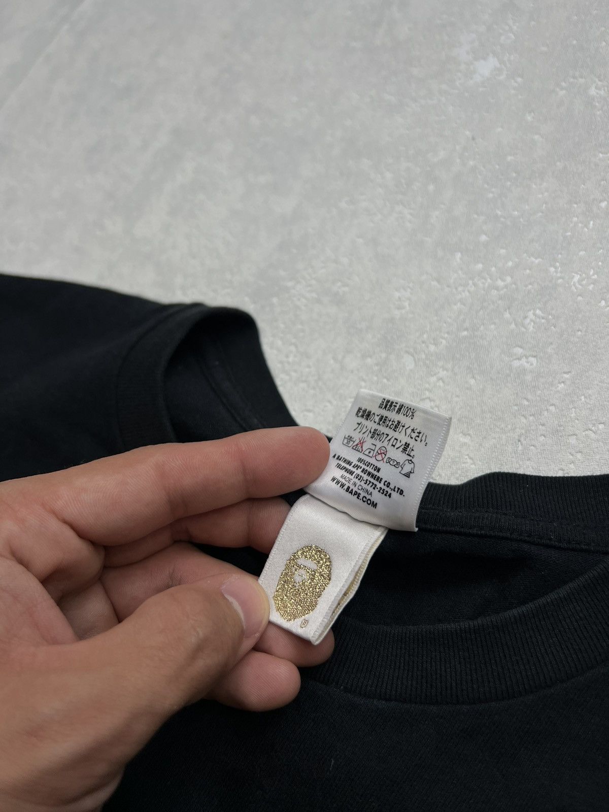 Bape A BATHING APE CAMO HEAD SIDE LOGO TEE Size US S / EU 44-46 / 1 - 8 Thumbnail