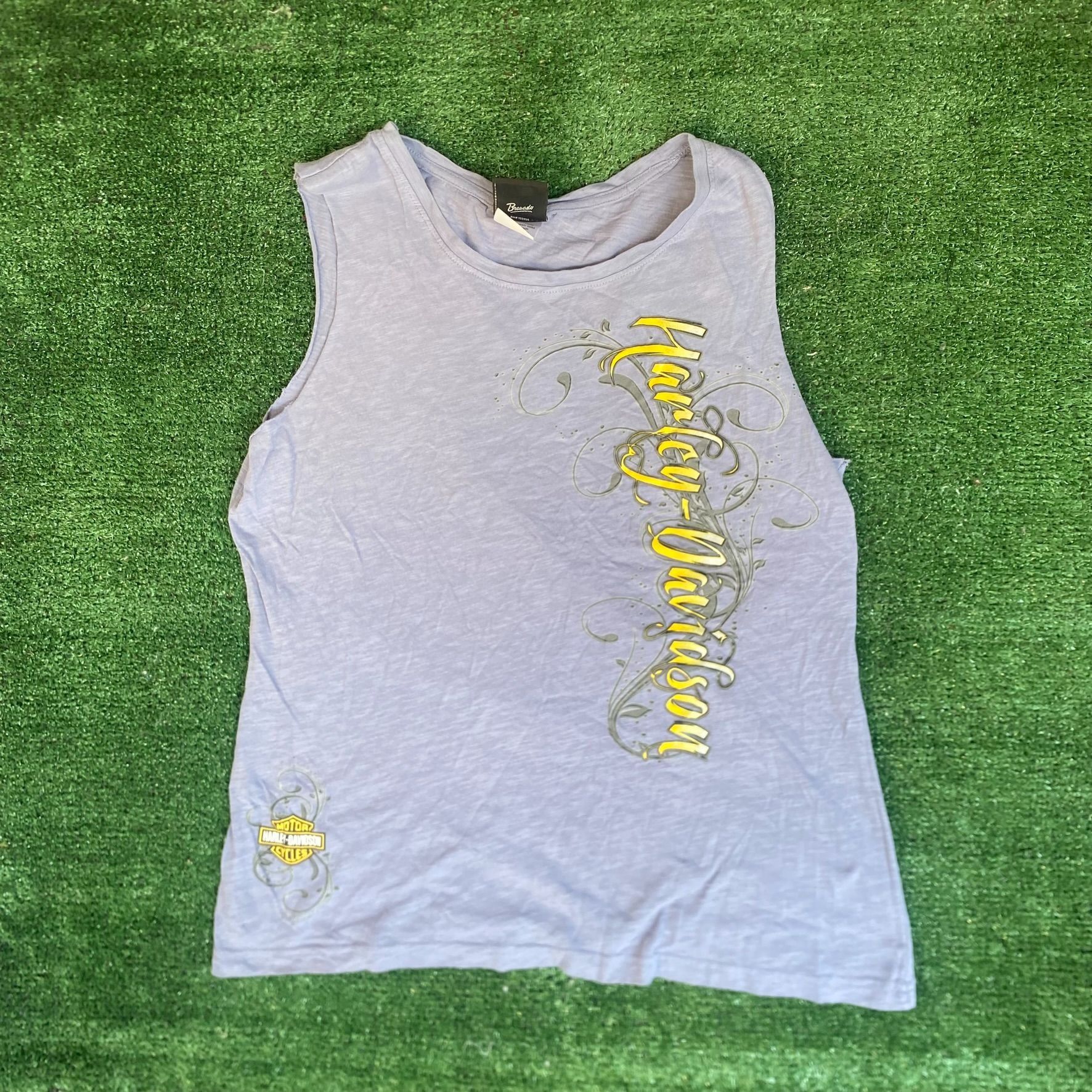 Harley Davidson Vintage 90s Harley Davidson Tank Top Motorcycle Biker Logo Size US L / EU 52-54 / 3 - 1 Thumbnail