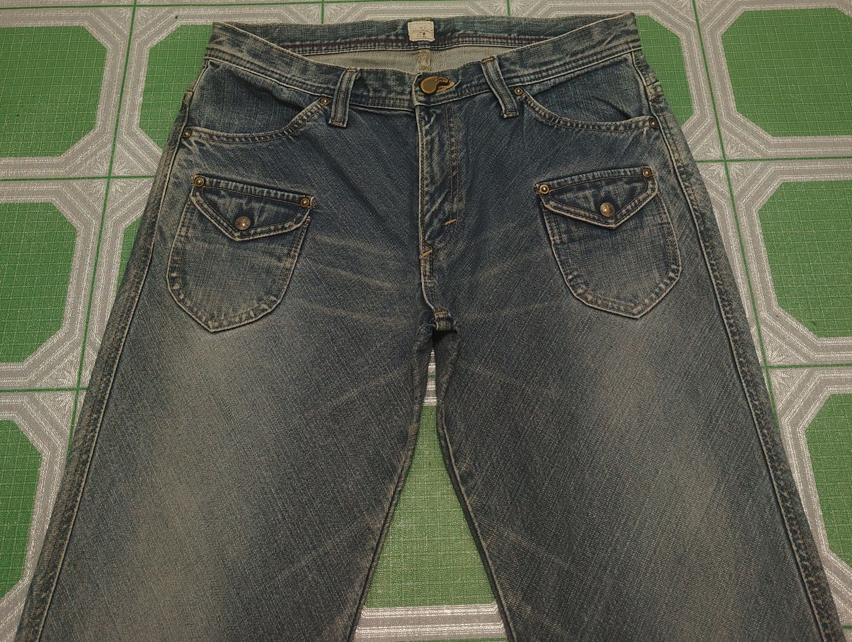 If Six Was Nine Japanese Lee Exclusive Flared Jeans Size US 31 - 5 Thumbnail