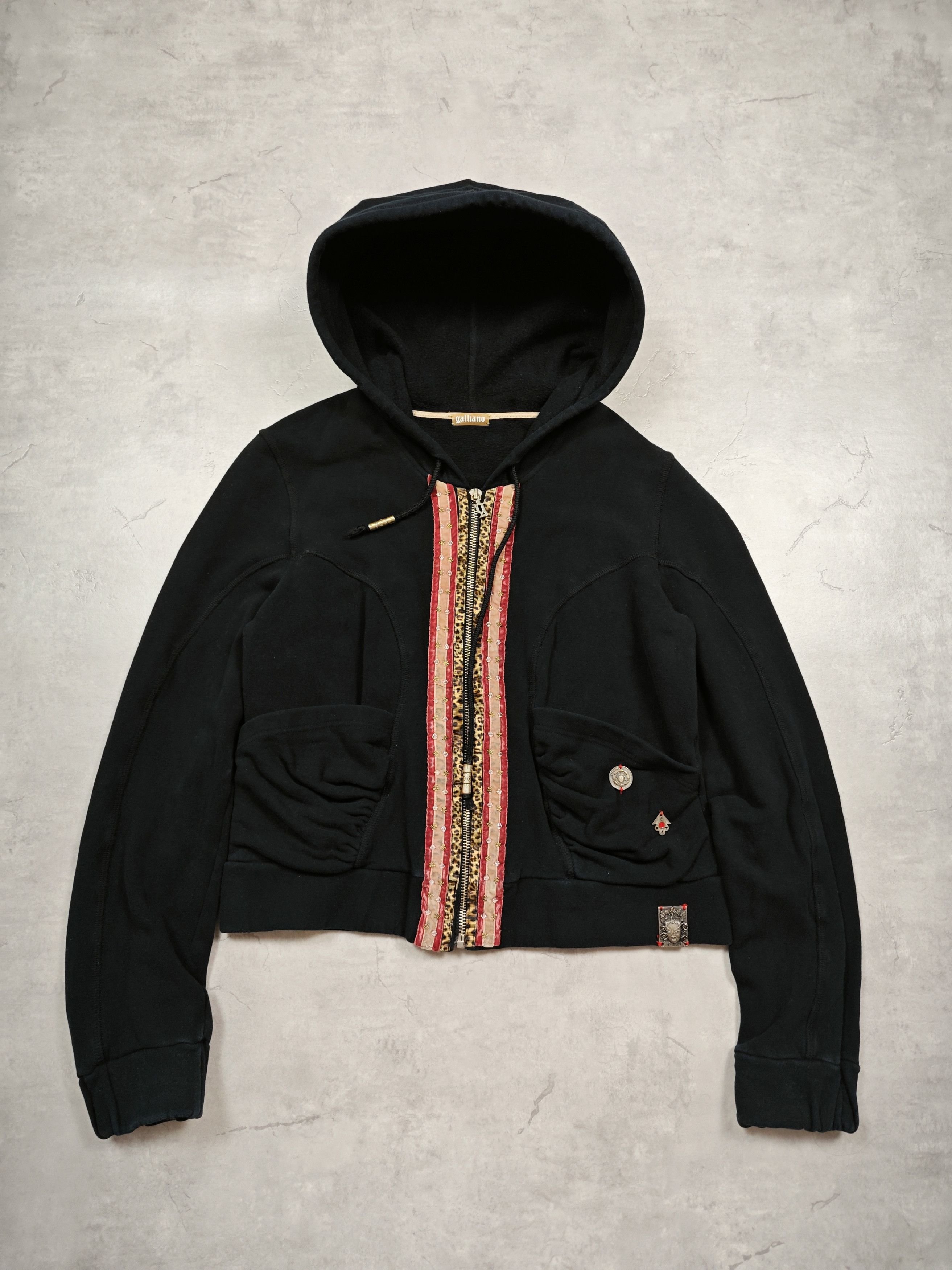 John Galliano John Galliano Y2K Zip Up Hoodie Size S / US 4 / IT 40 - 1 Thumbnail