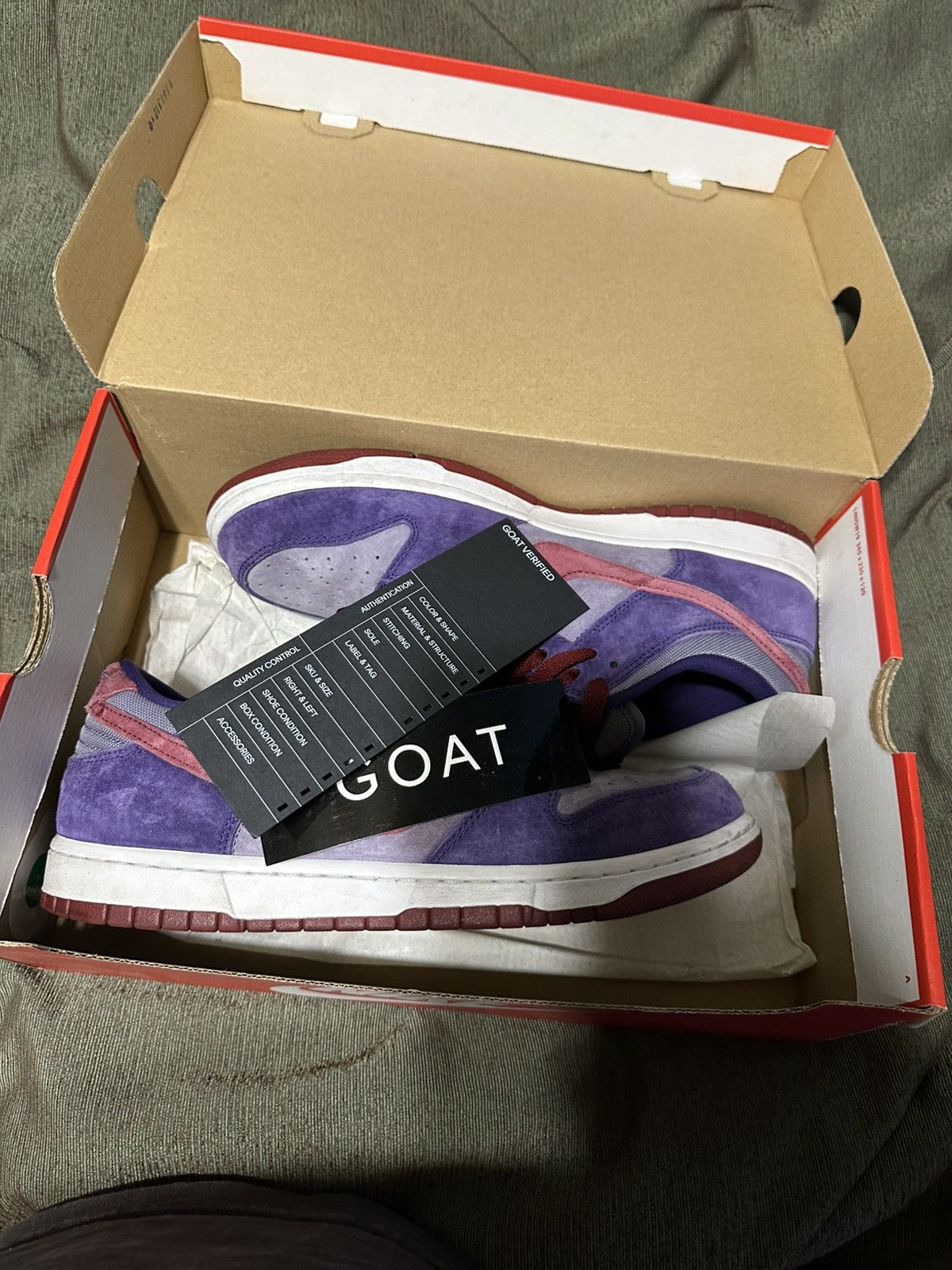 Nike Nike Dunk Low Retro Vol. 1 SP ' Plum ' 2020 Size US 10.5 / EU 43-44 - 10 Thumbnail