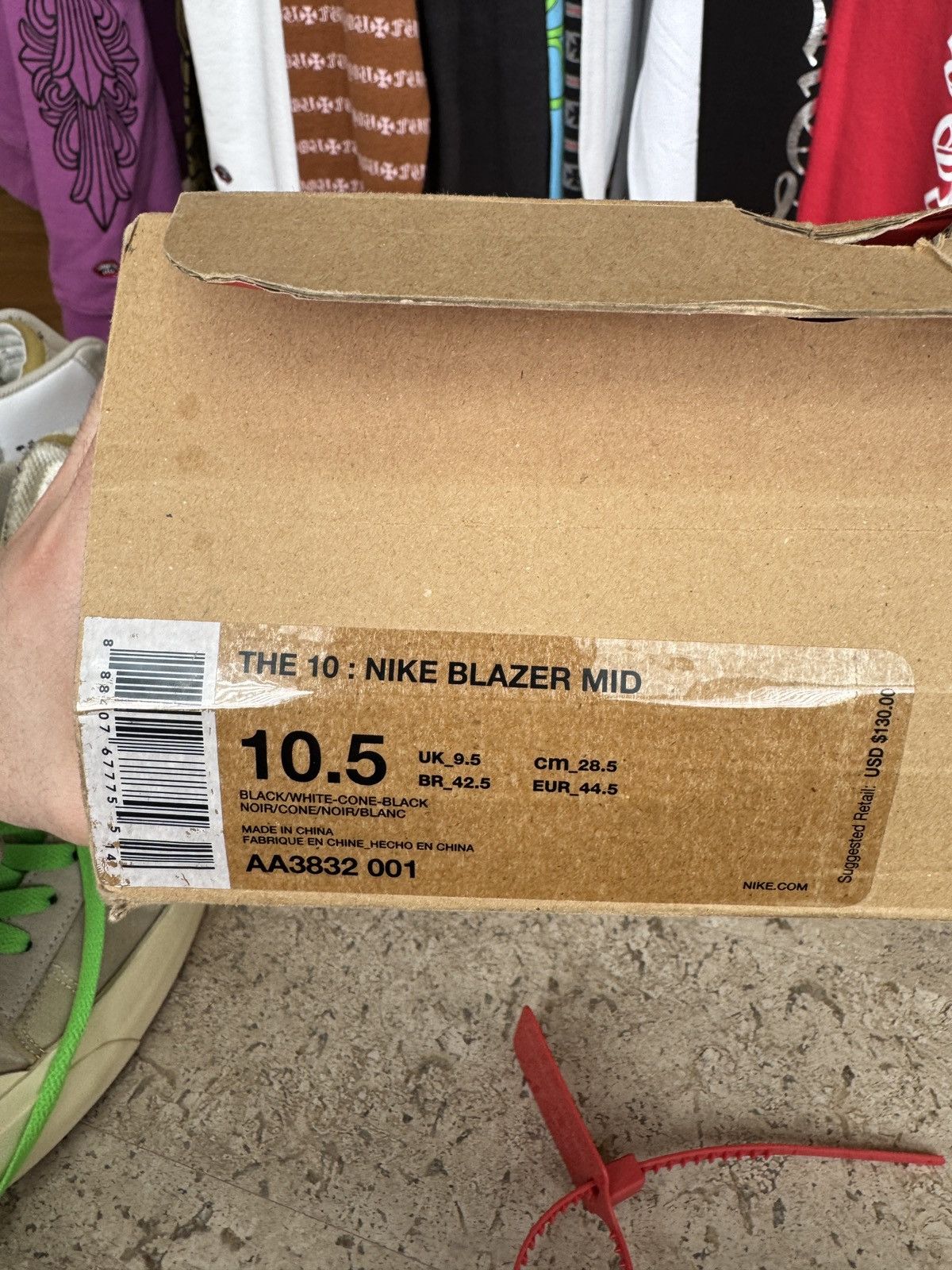 Off-White Nike Blazer Mid Off-White Size US 10.5 / EU 43-44 - 16 Thumbnail