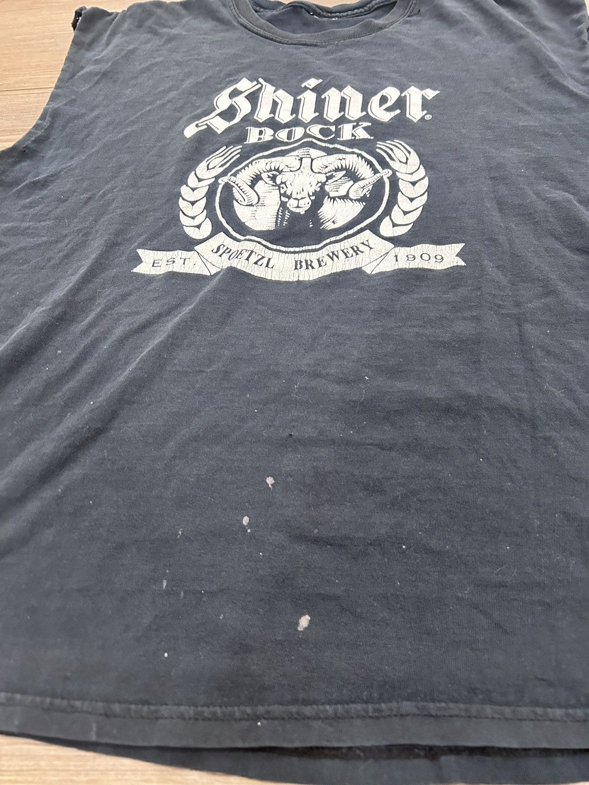 Vintage Shiner Bock Beer sleeveless shirt Size US L / EU 52-54 / 3 - 3 Thumbnail