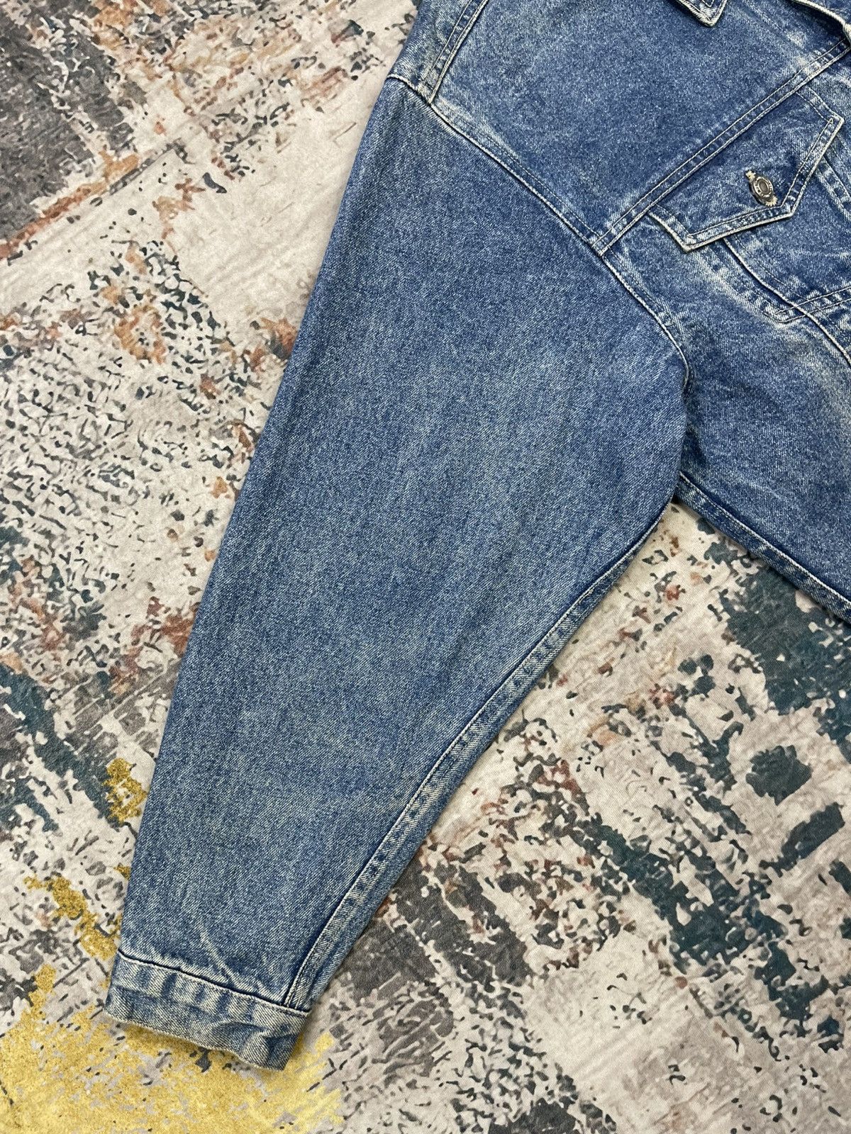 Vintage Vtg Lold Anthony Soft Jeaning Denim Jacket Size US L / EU 52-54 / 3 - 4 Thumbnail