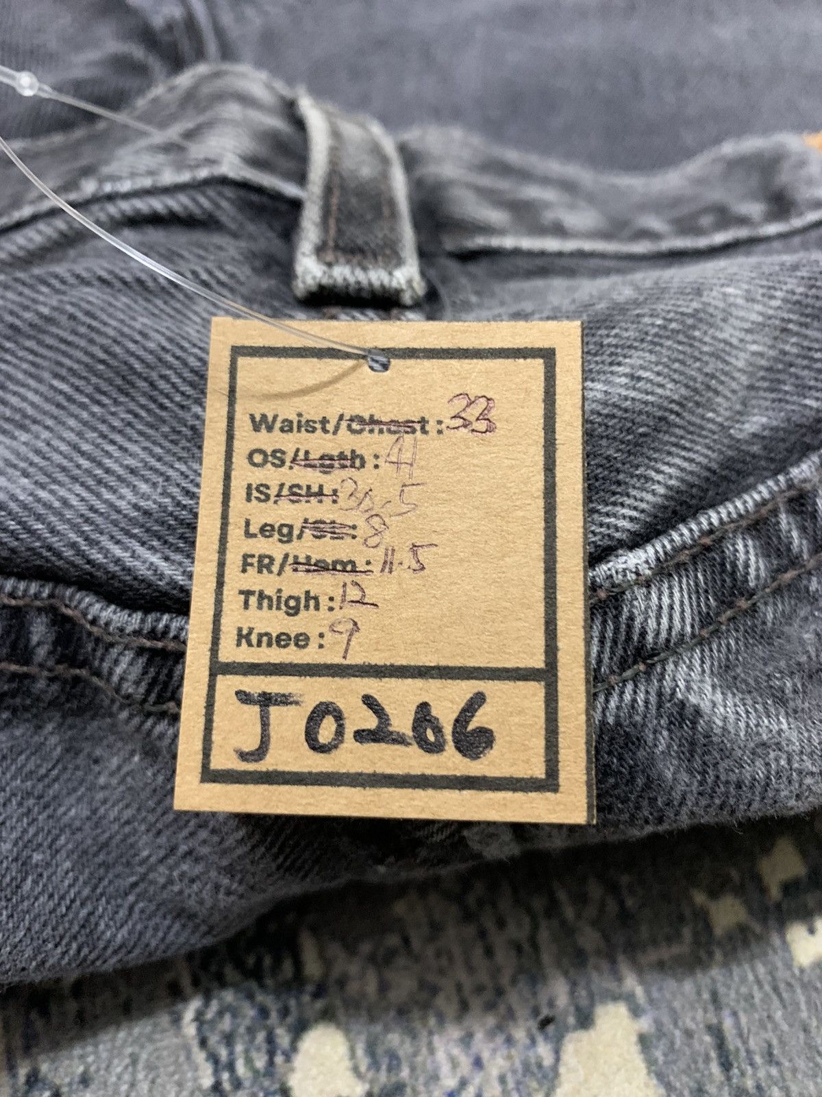 Size 30x35 Vintage Levis 501 Repaired Denim Loose Jeans