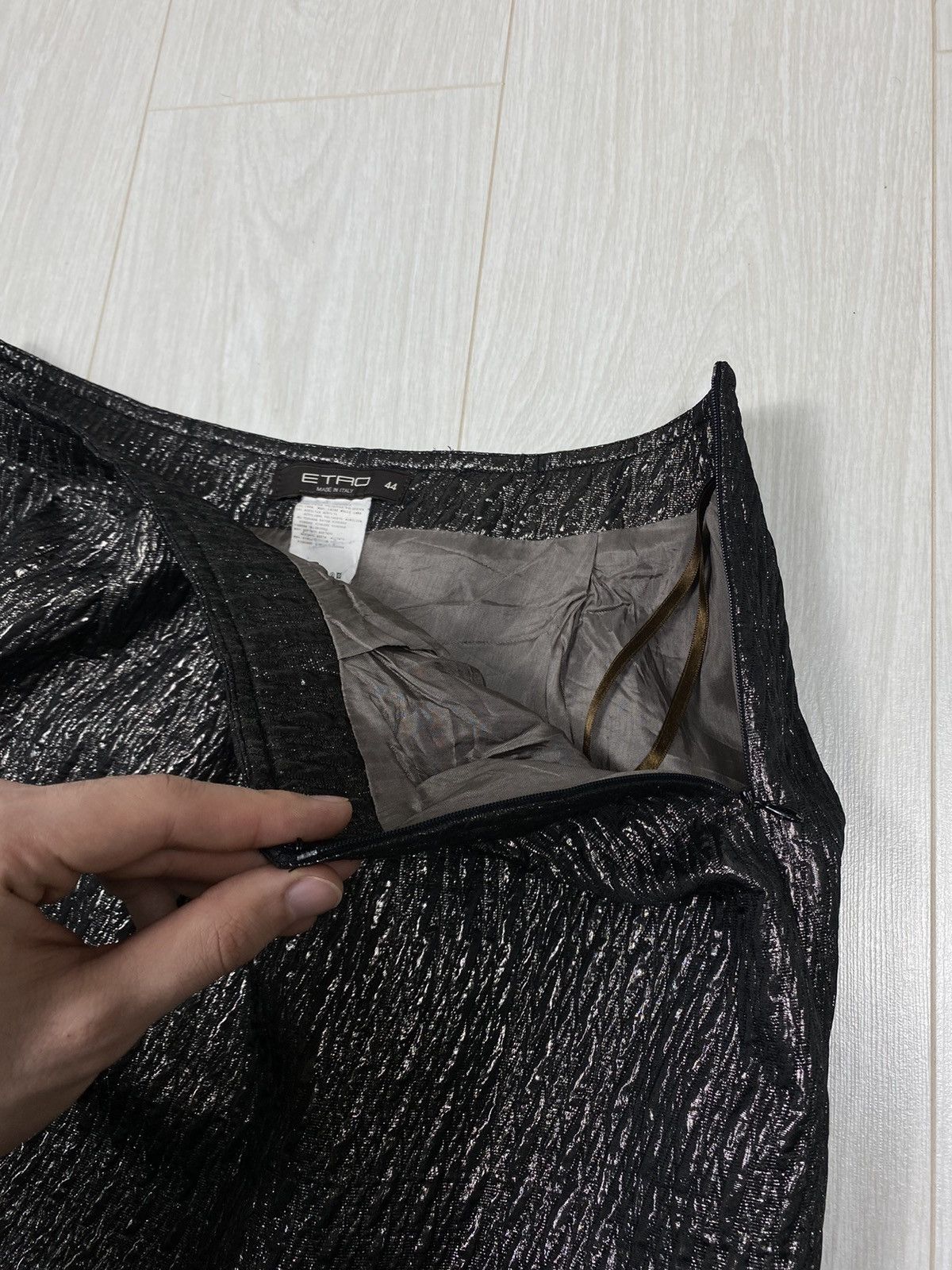 Etro Etro Jacquard Pleated Skirt Size 30" / US 8 / IT 44 - 10 Thumbnail