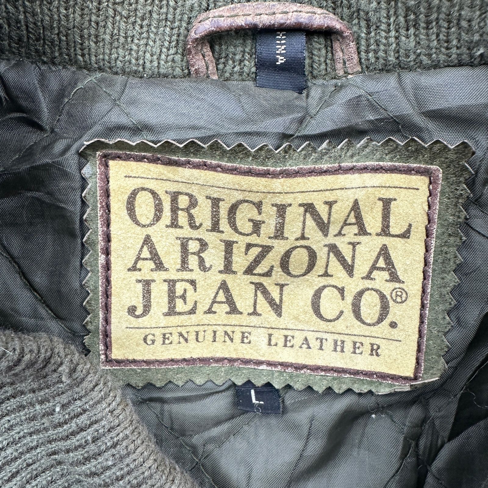 Other VTG Arizona Jean Genuine Leather Suede Bomber Jacket Large Size US L / EU 52-54 / 3 - 2 Thumbnail