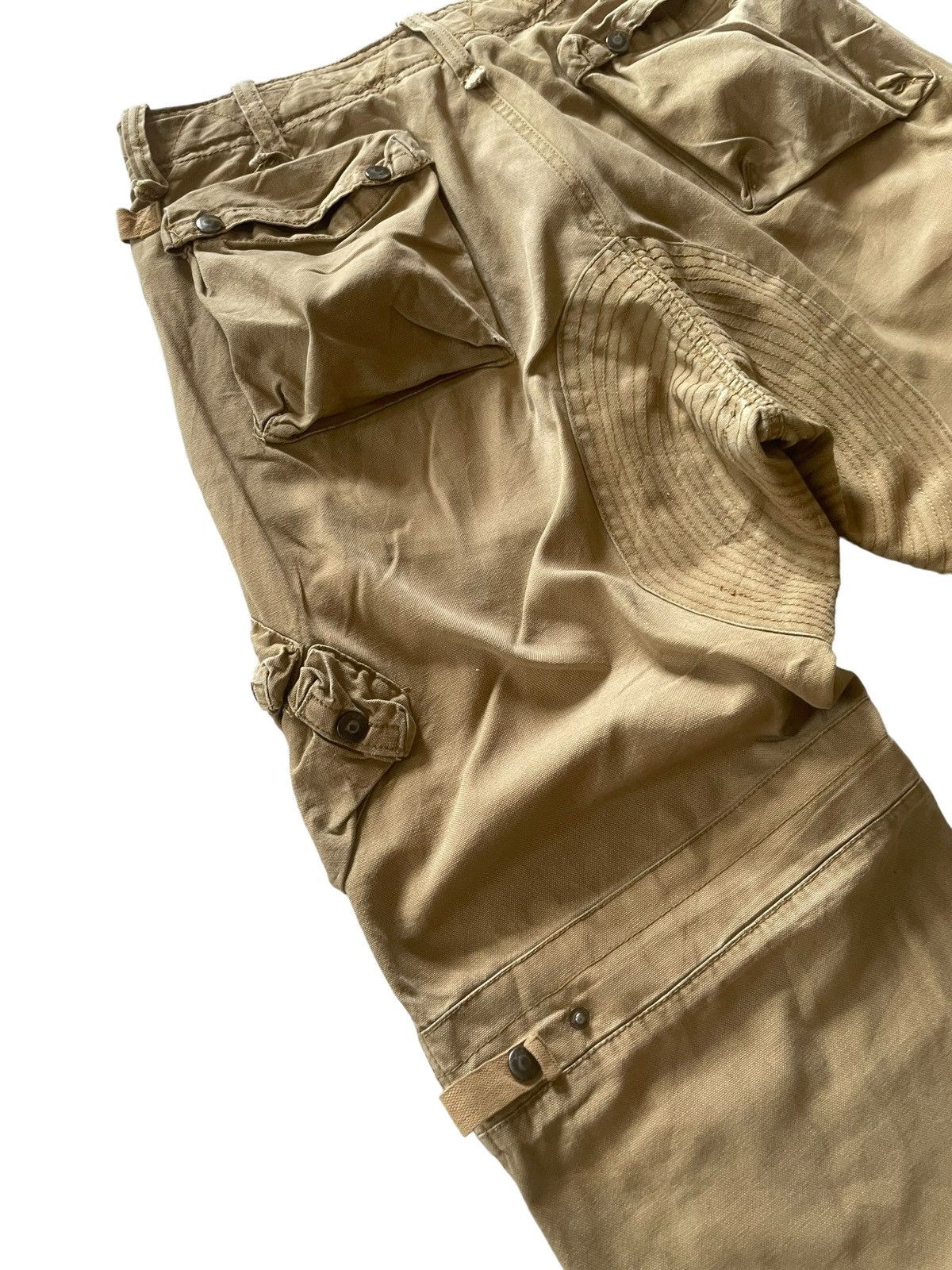 Japanese Brand × Junya Watanabe Junyawatanabe Dolce Gabanna Style Distressed Baggy Cargos Size US 32 / EU 48 - 14 Thumbnail
