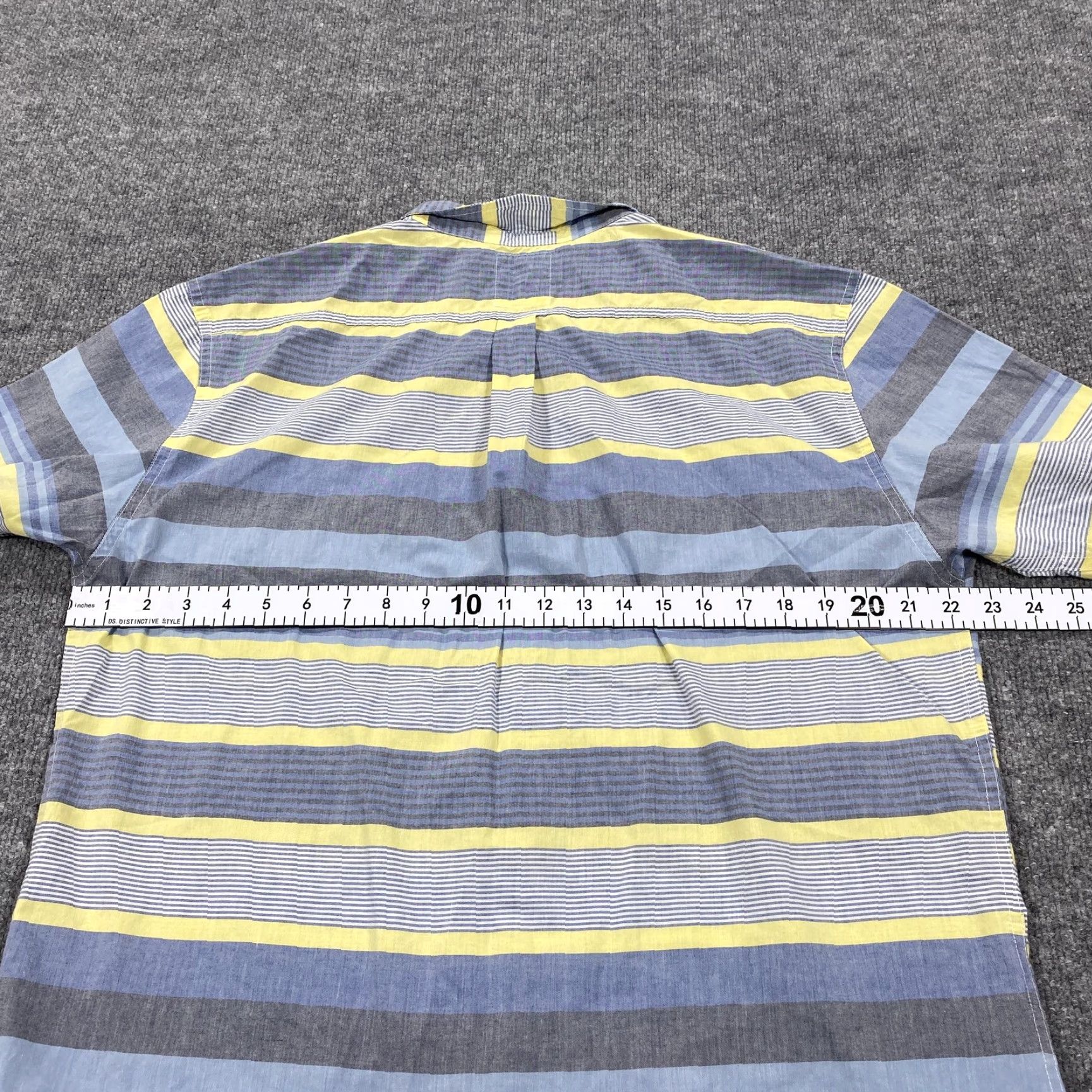 Levi's Levi's Shirt Mens XL Blue Striped Short Sleeve Button Up Casual Cotton Polyester Size US XL / EU 56 / 4 - 5 Thumbnail