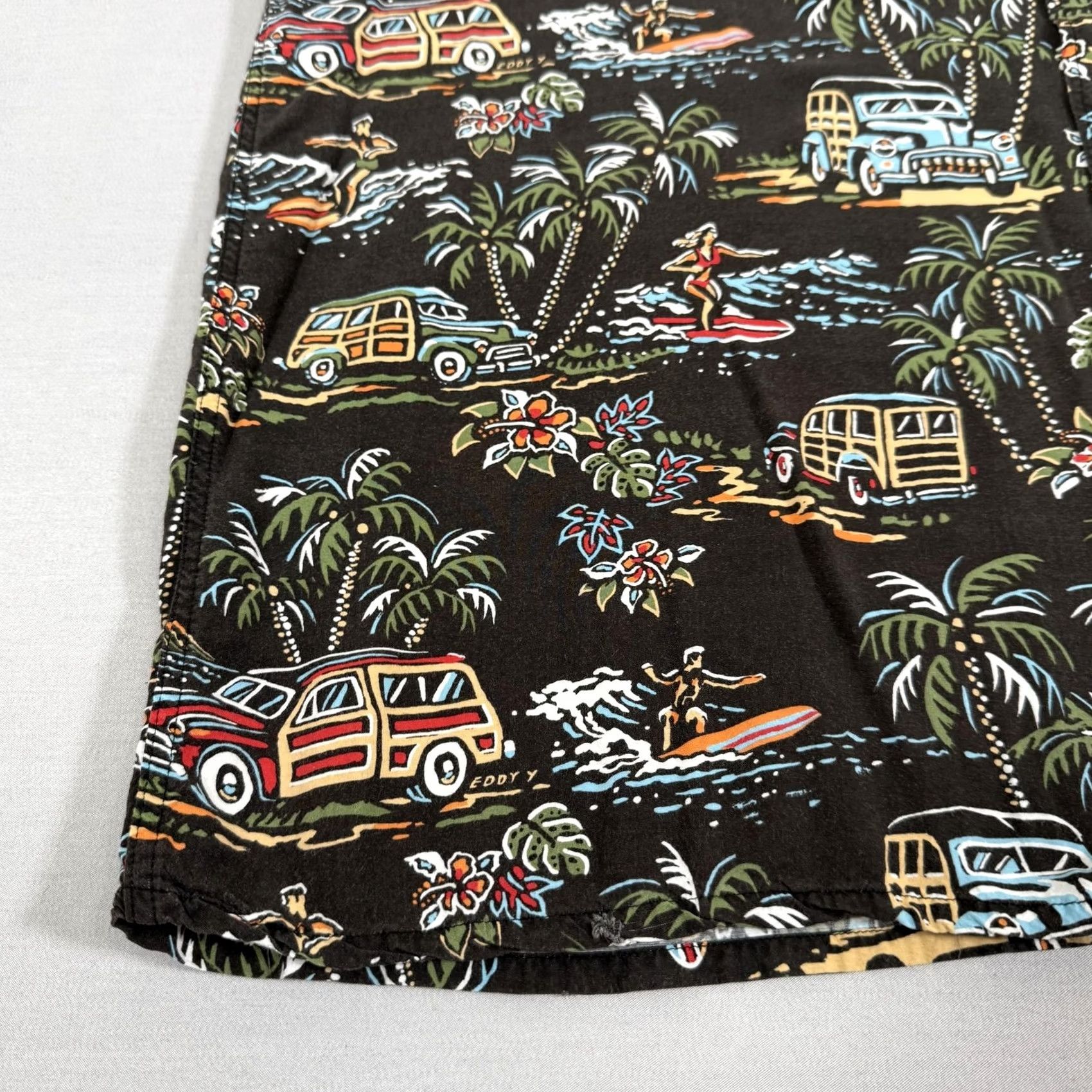 Reyn Spooner Reyn Spooner Shirt Mens 2XL Rayon Eddy Y Woody Wagon Surf Hawaiian Japan Aloha Size US XXL / EU 58 / 5 - 4 Thumbnail