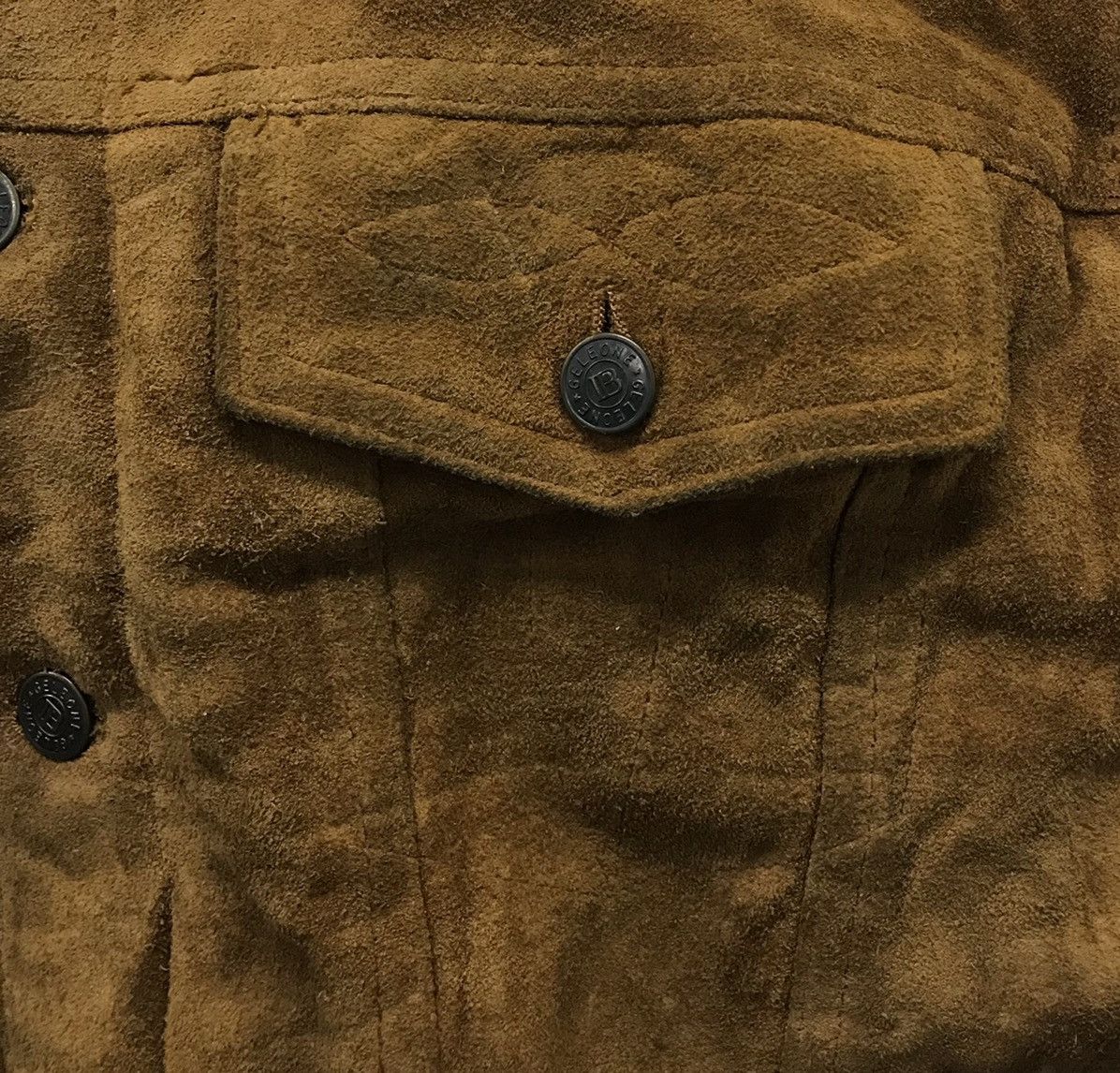 Vintage Vintage Geleone Basic Leather Jacket Size US L / EU 52-54 / 3 - 6 Thumbnail