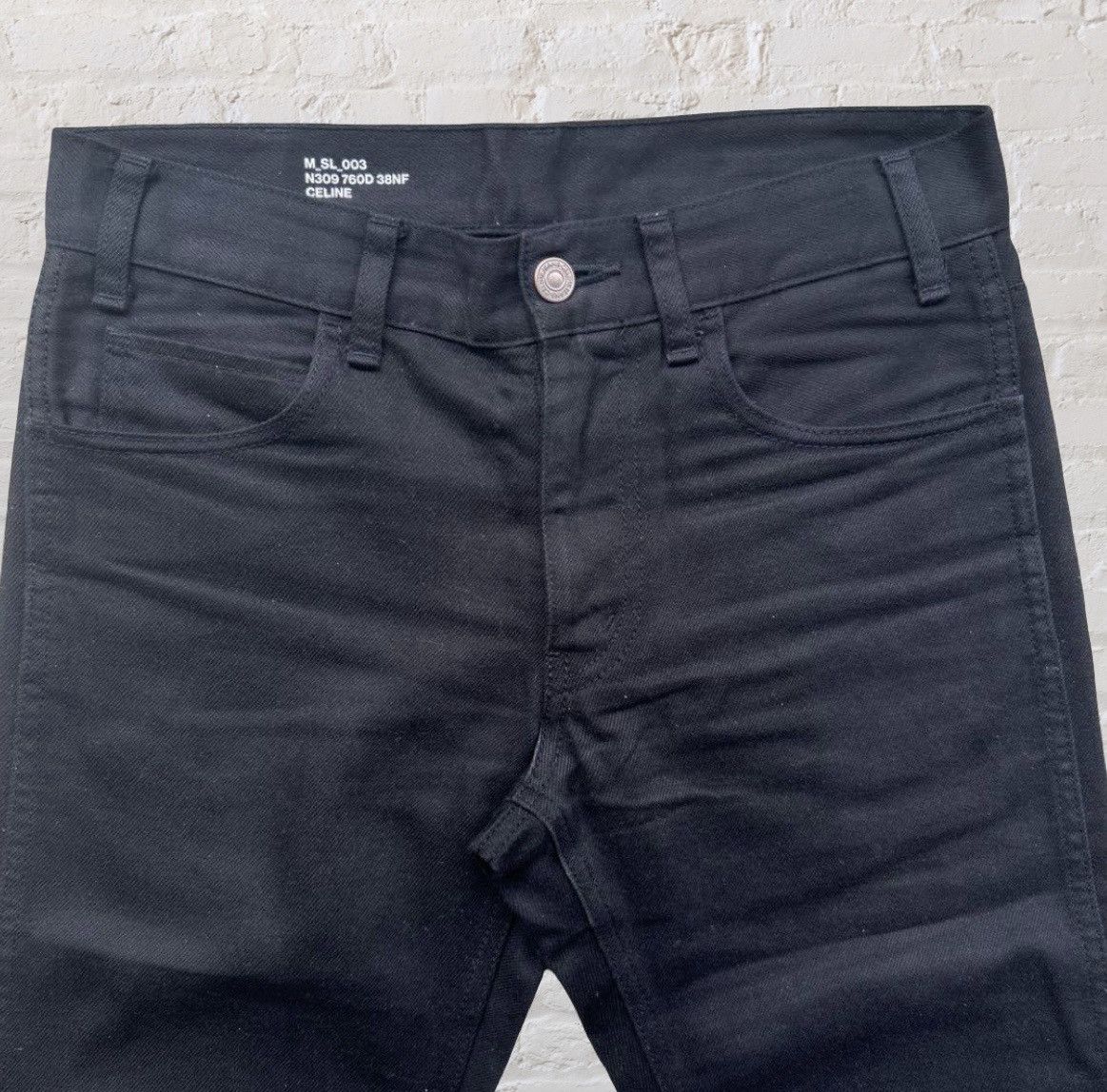 Celine CELINE 2020SS Black Cotton Denim Pants 27 Size US 27 - 4 Thumbnail