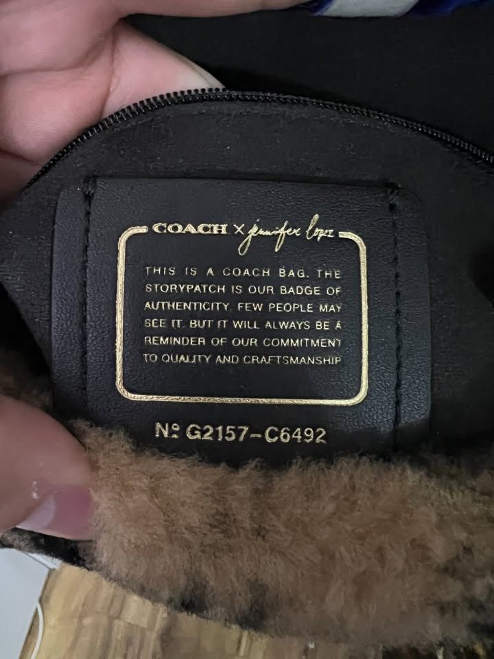 Coach Coach X Jennifer Lopez Marlie Top Handle Satchel Signature Size ONE SIZE - 7 Thumbnail
