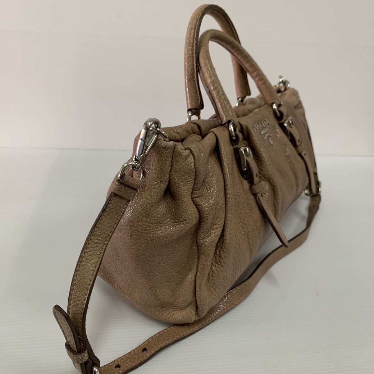Prada Prada Leather Small Shoulder Bag Size ONE SIZE - 6 Thumbnail