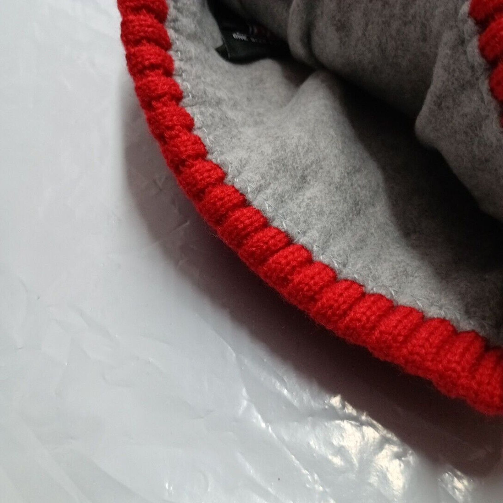 New Era New Era NFL New England Patriots Red Cuffed Knit Beanie Size ONE SIZE - 4 Thumbnail