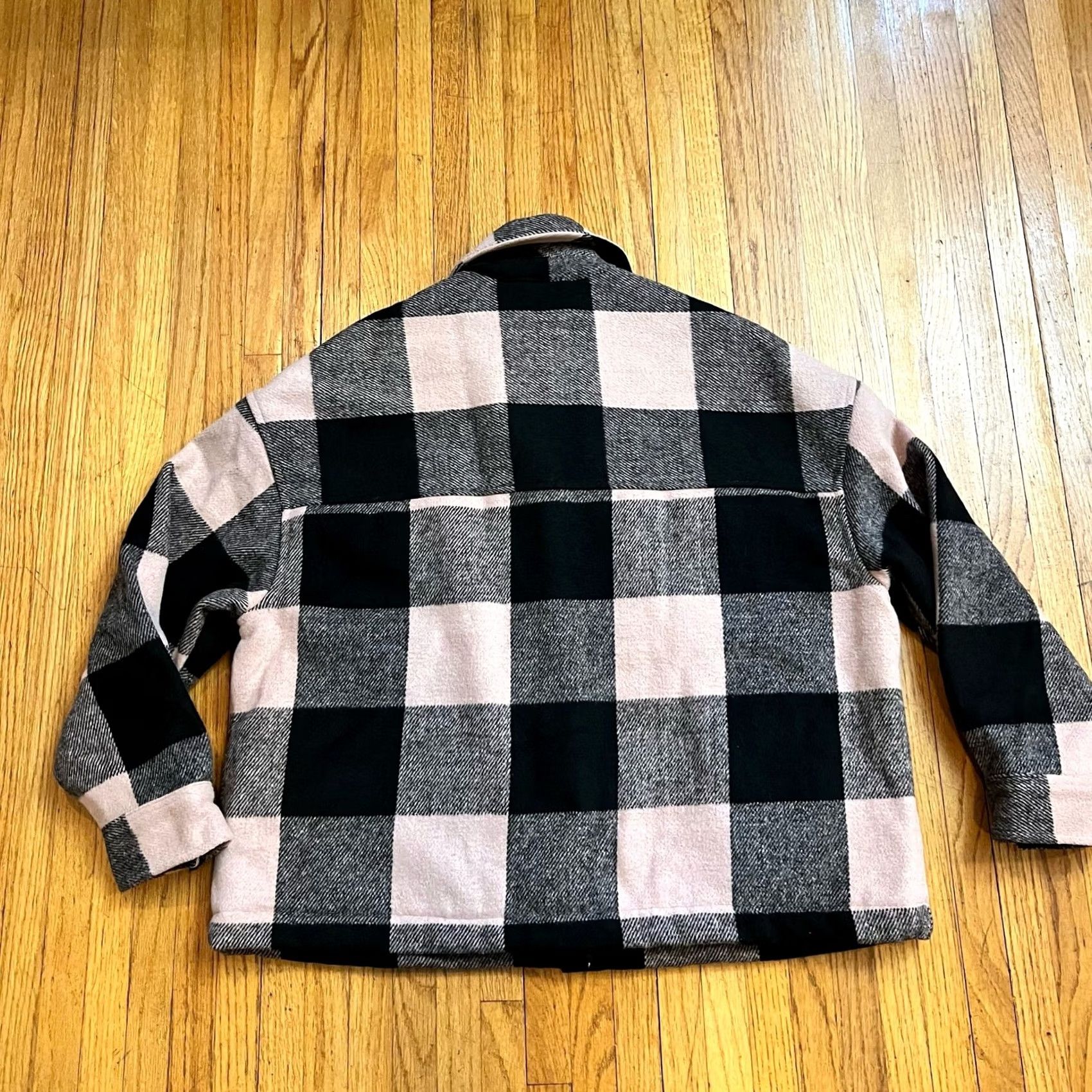 Allsaints VINTAGE AllSaints Jacket Womens 6 Luella Plaid Collared Button Front Lined Small Size M / US 6-8 / IT 42-44 - 3 Thumbnail