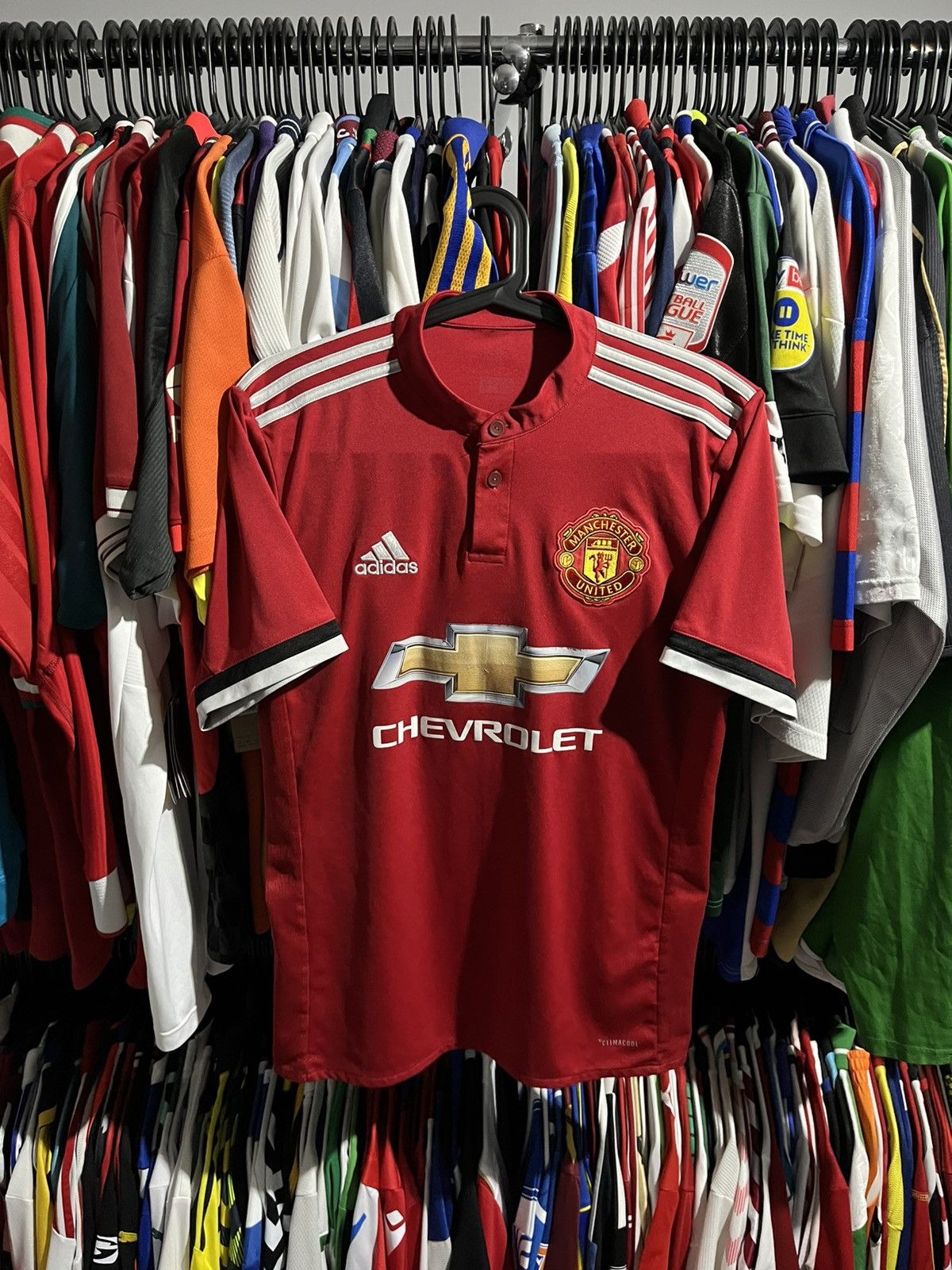 Adidas Adidas Manchester United 2017/18 Home Soccer Jersey Size US S / EU 44-46 / 1 - 1 Thumbnail