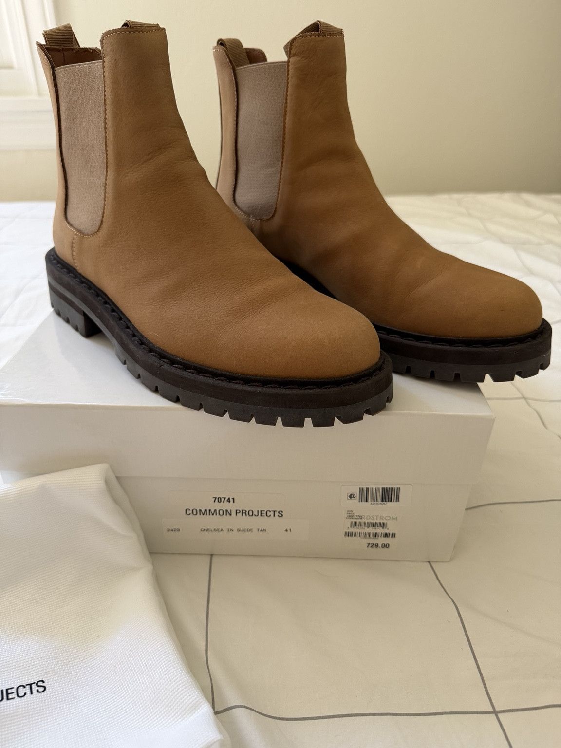 Common Projects Common Projects Chelsea Lug Sole Boots Size US 8 / EU 41 - 1 Thumbnail