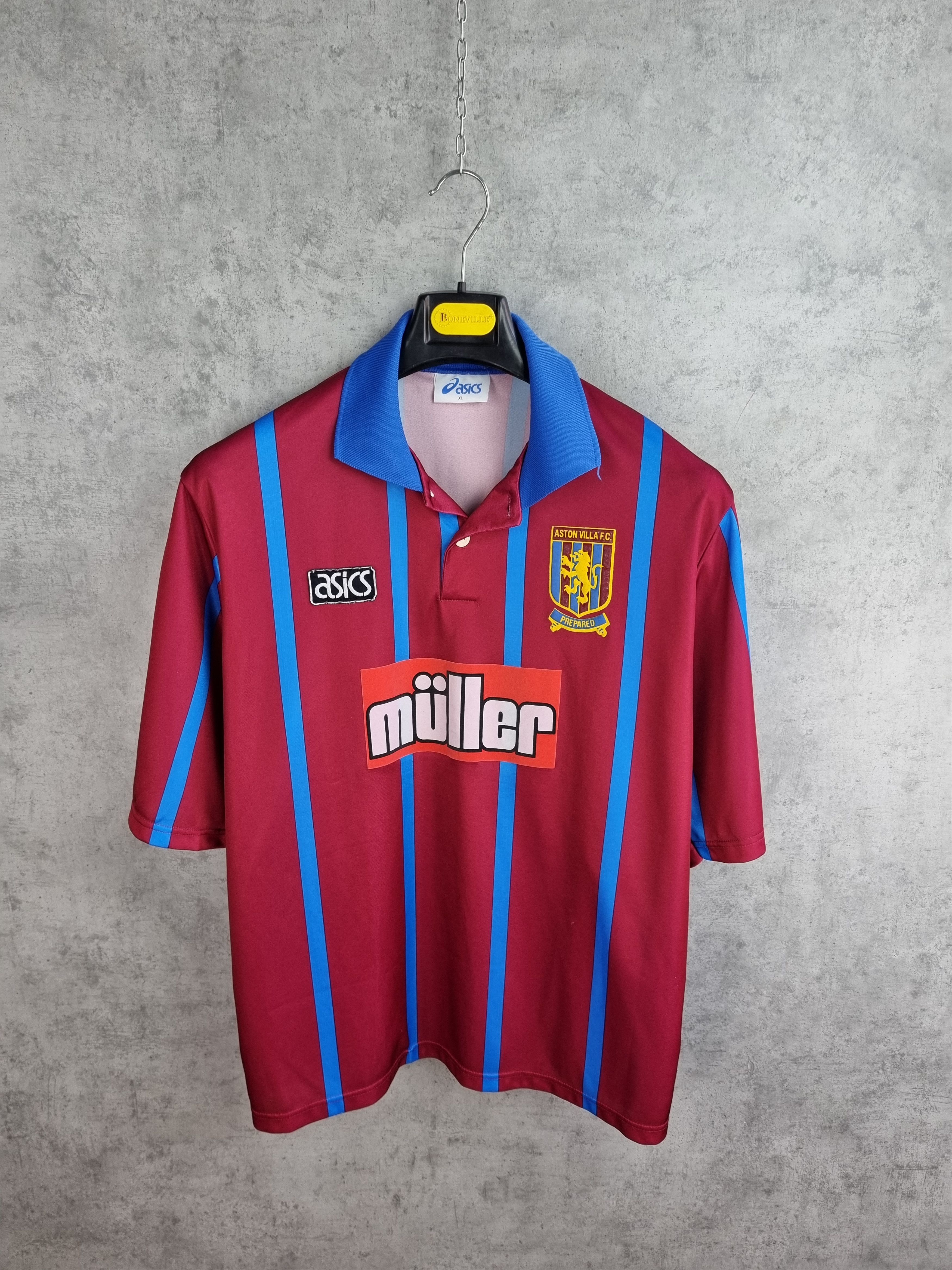 Asics × Vintage Aston Villa F.C. Prepared Vintage Jersey Size US L / EU 52-54 / 3 - 1 Thumbnail